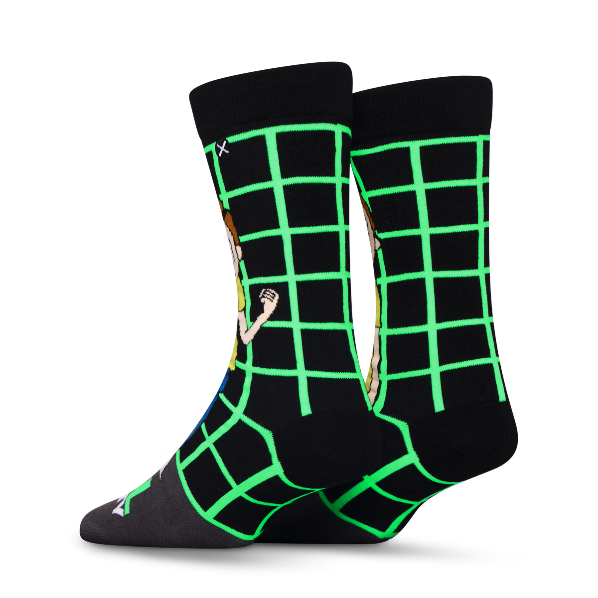 Morty & Evil Morty Crew Socks