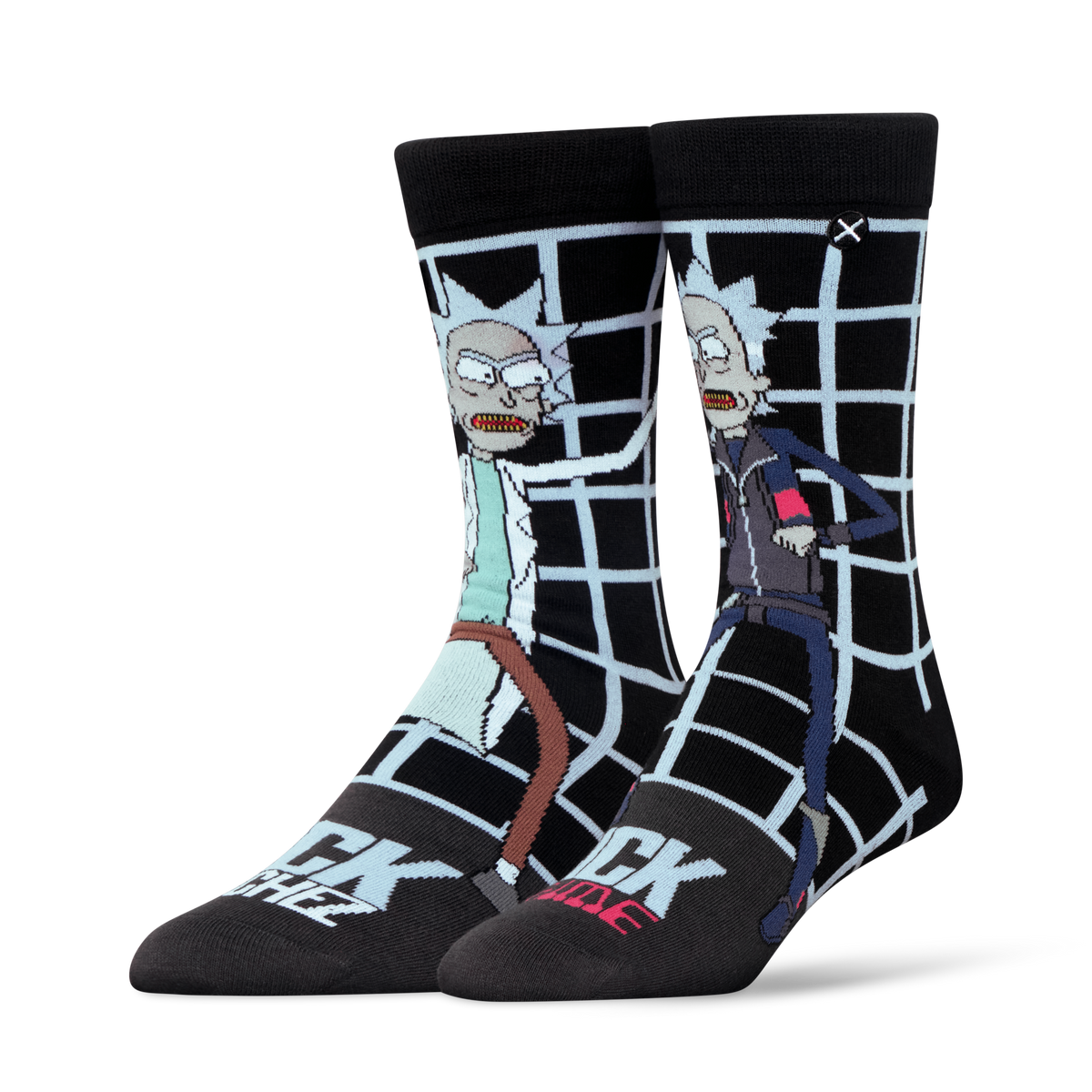 Rick Vs. Rick Prime Crew Socks