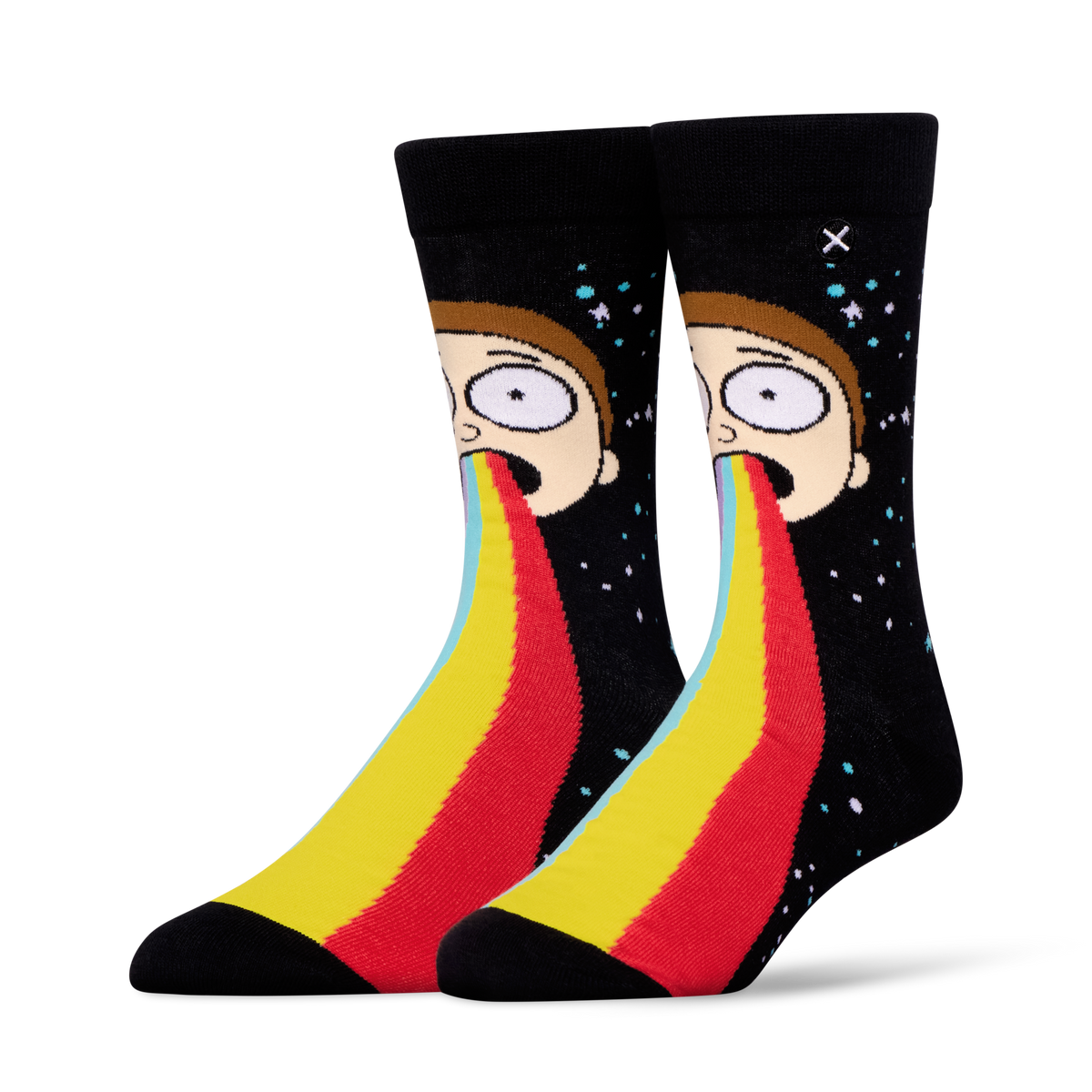 Rick & Morty Rainbow Crew Socks