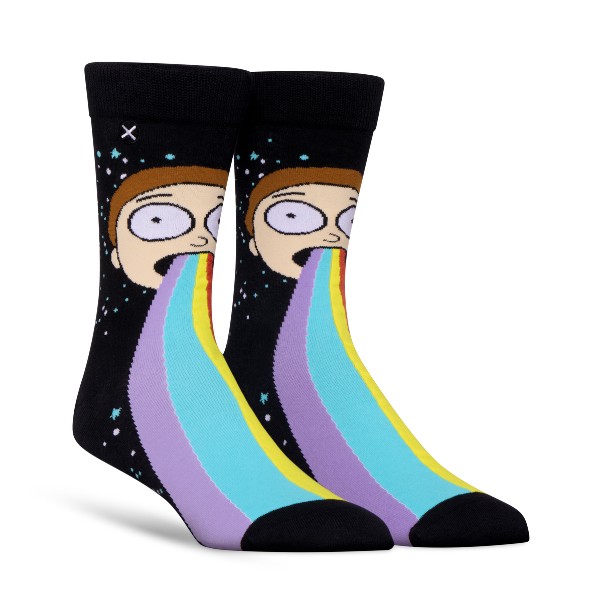 Rick & Morty Rainbow Crew Socks