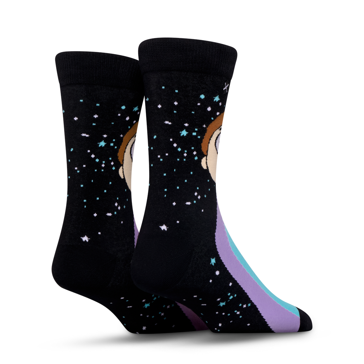 Rick & Morty Rainbow Crew Socks