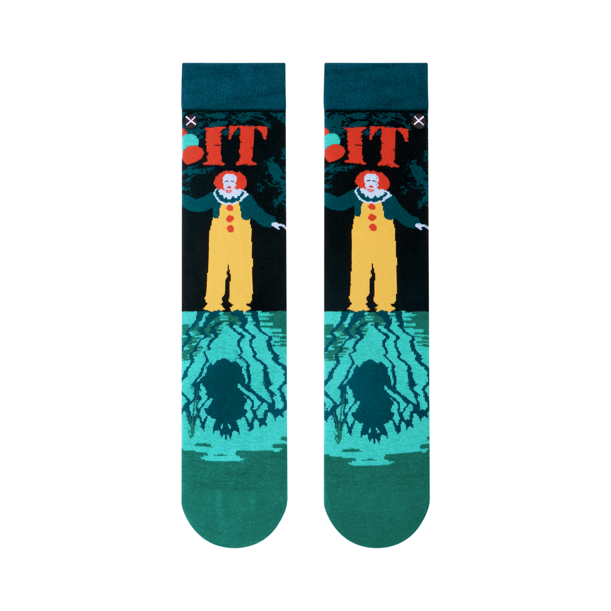 IT Pennywise Spider Crew Socks