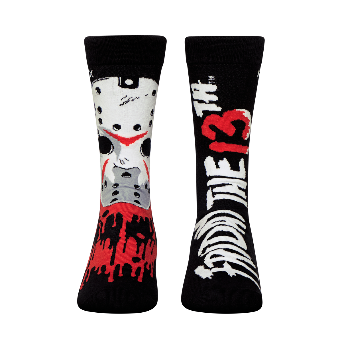 Friday The 13th Jason Split Crew Socks