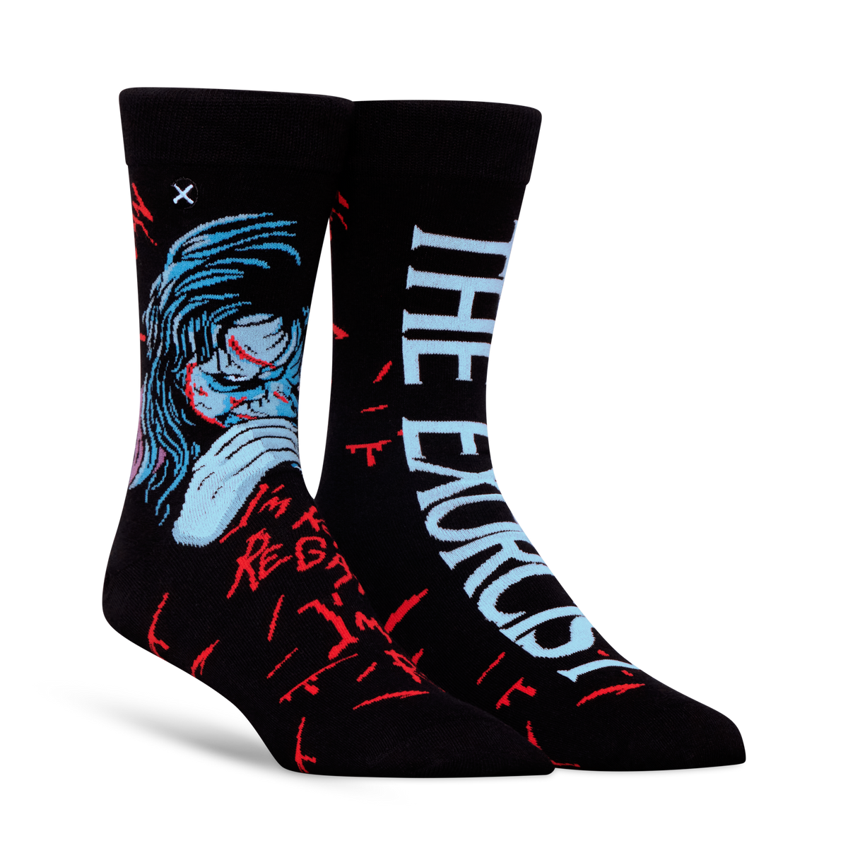 The Exorcist Regan Split Crew Socks