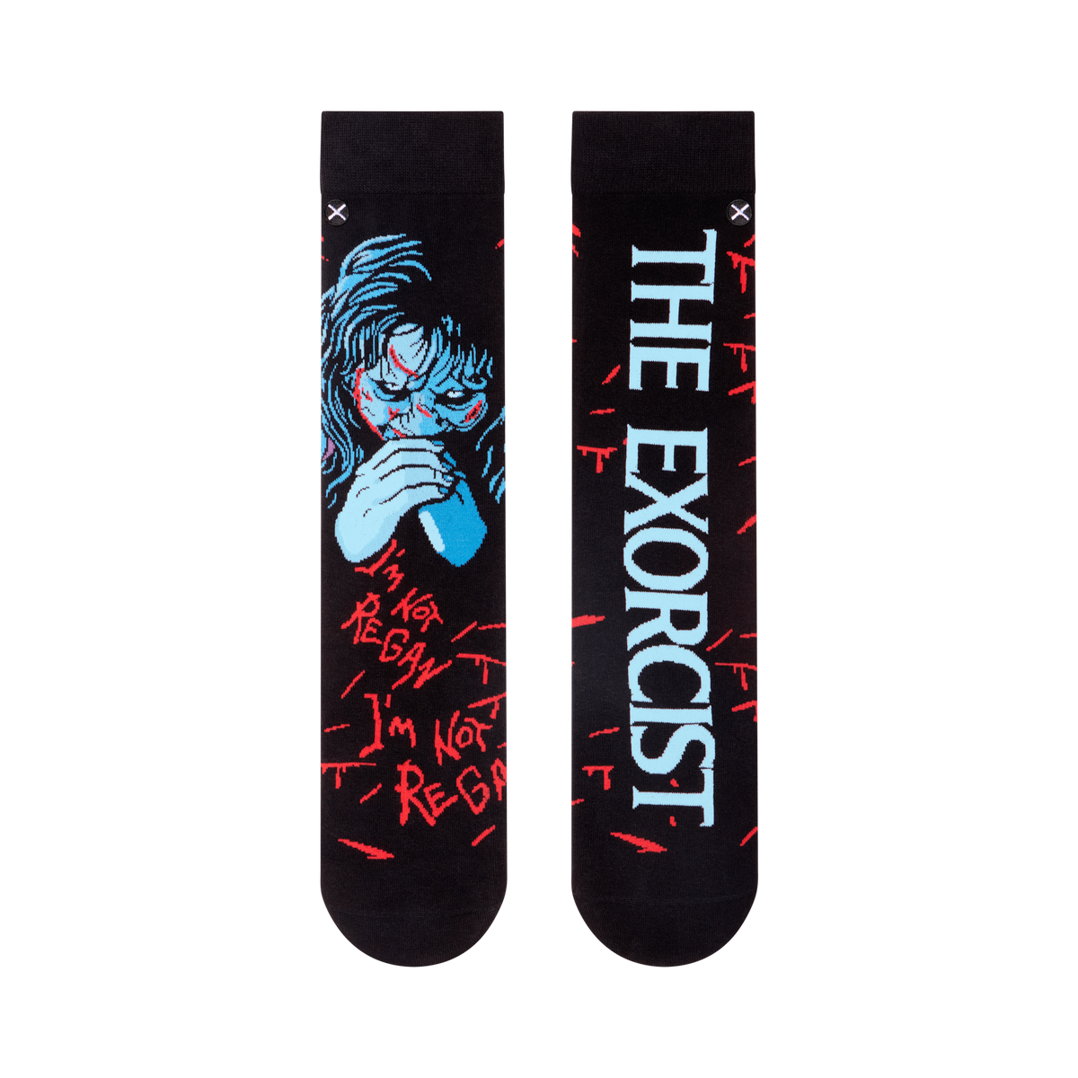 The Exorcist Regan Split Crew Socks
