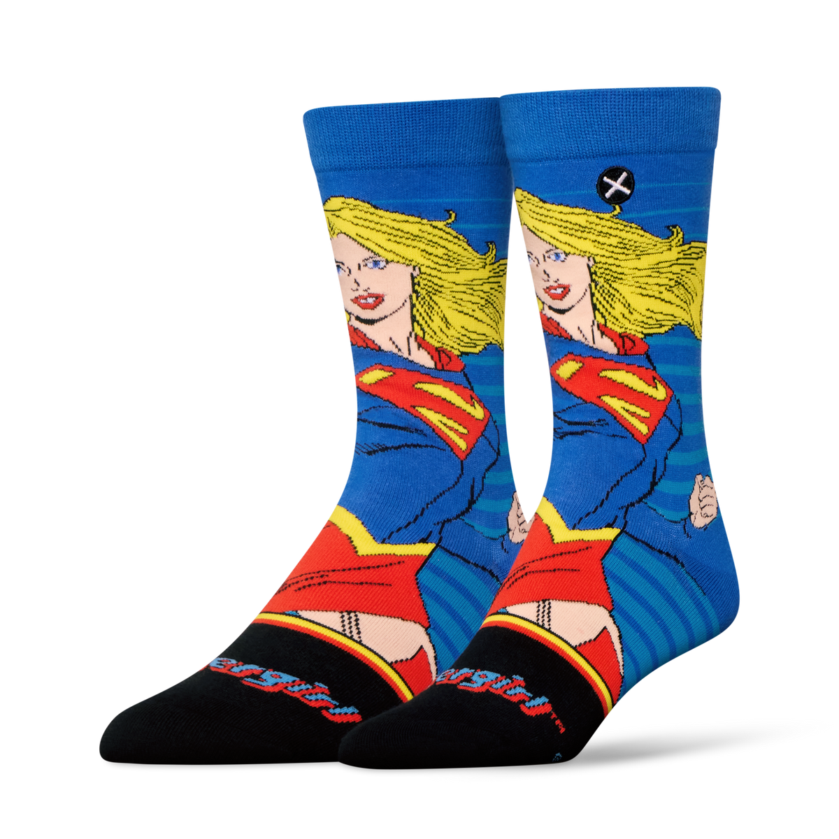 Super Girl Portrait Crew Socks
