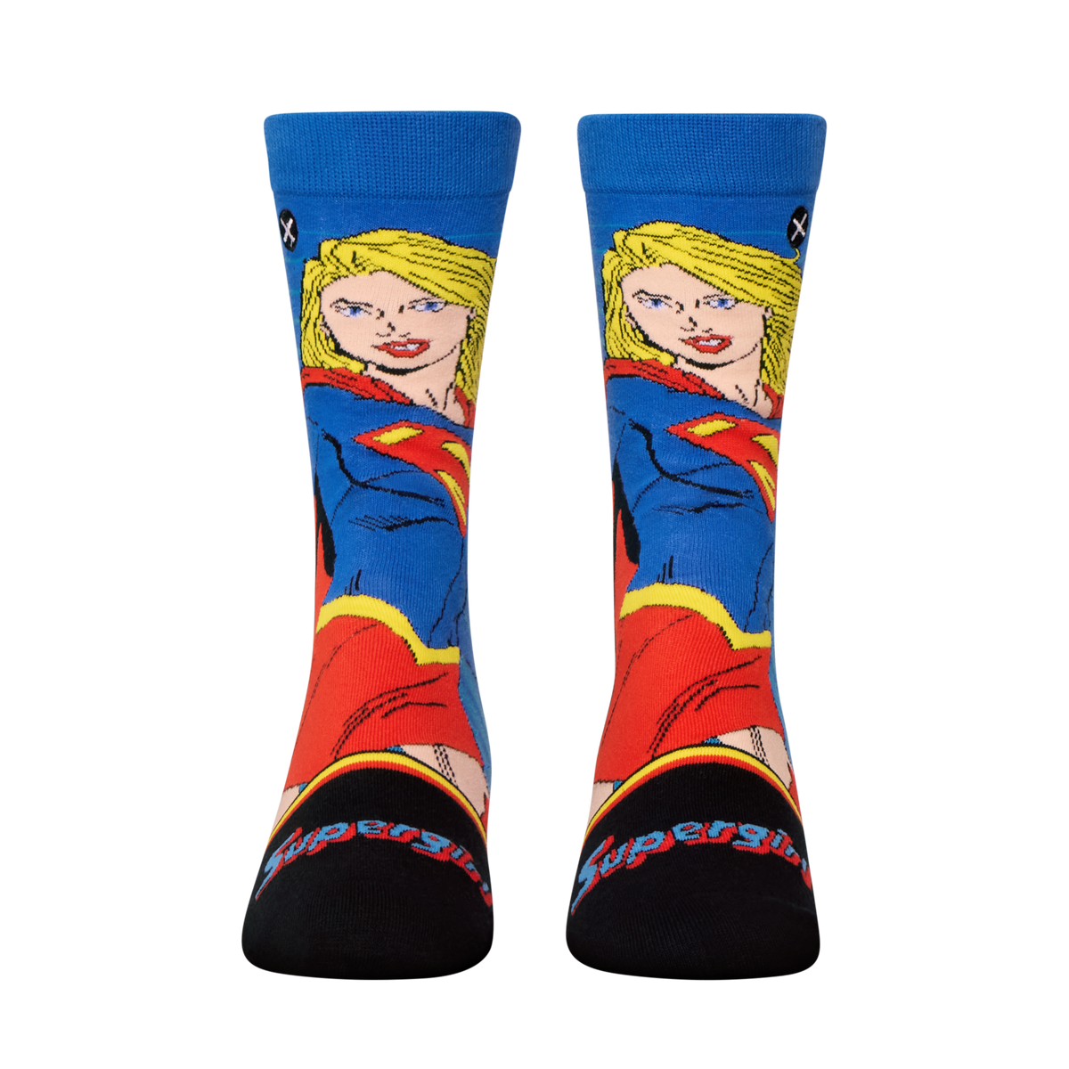 Super Girl Portrait Crew Socks