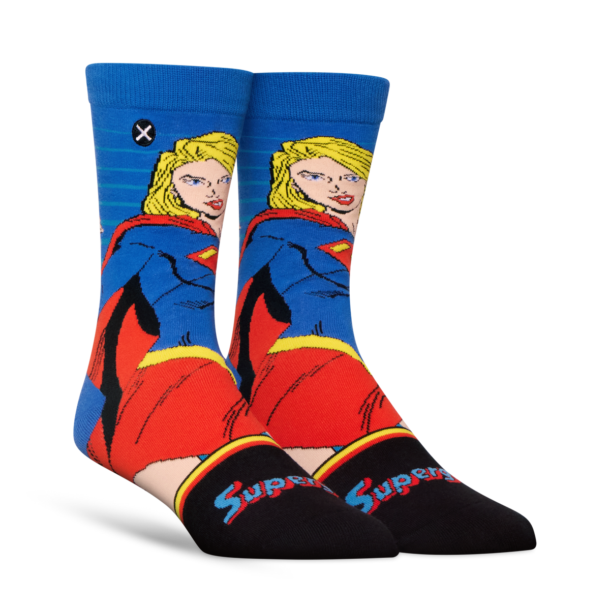 Super Girl Portrait Crew Socks