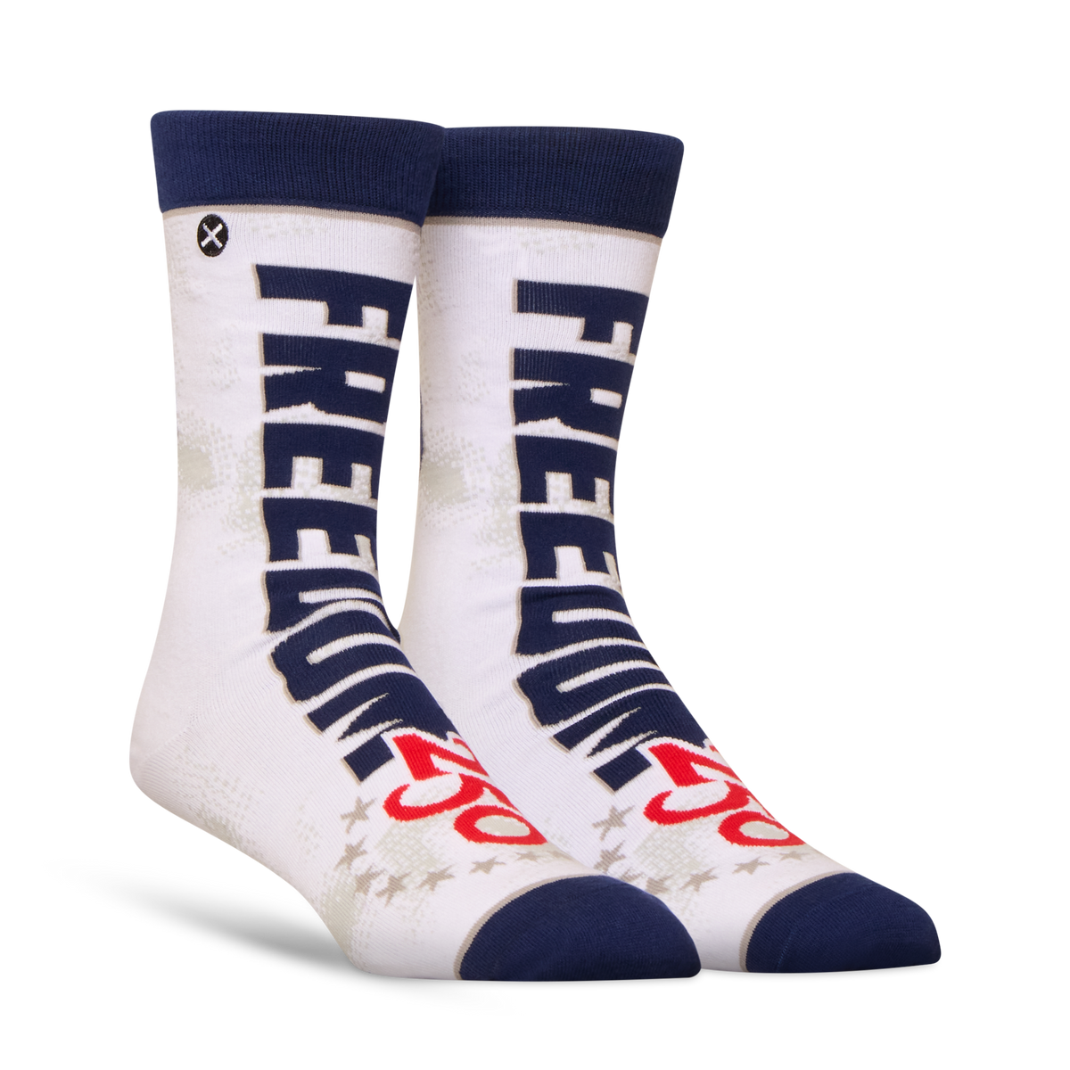 UFC Freedom 250 White Men's Crew Socks