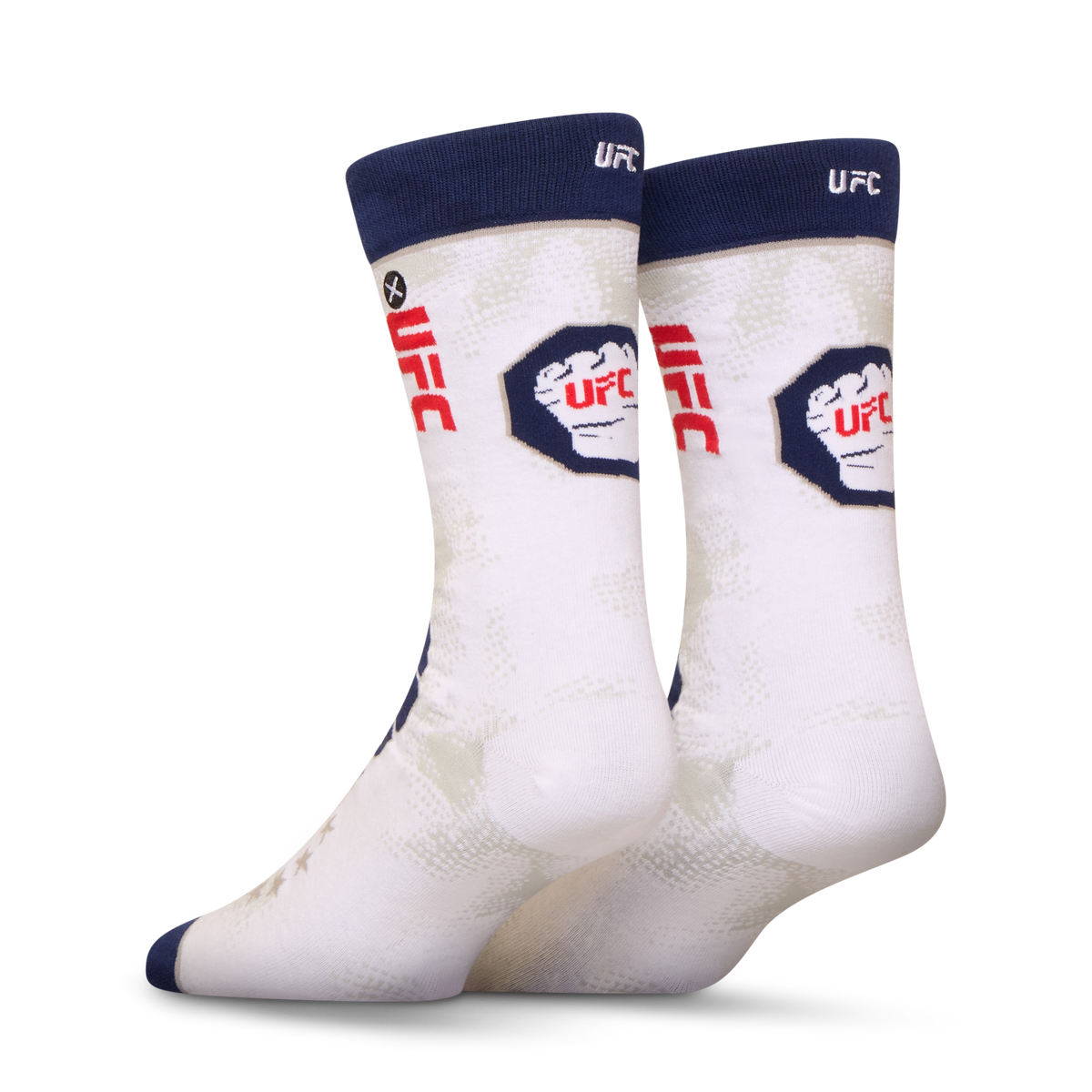 UFC Freedom 250 White Men's Crew Socks