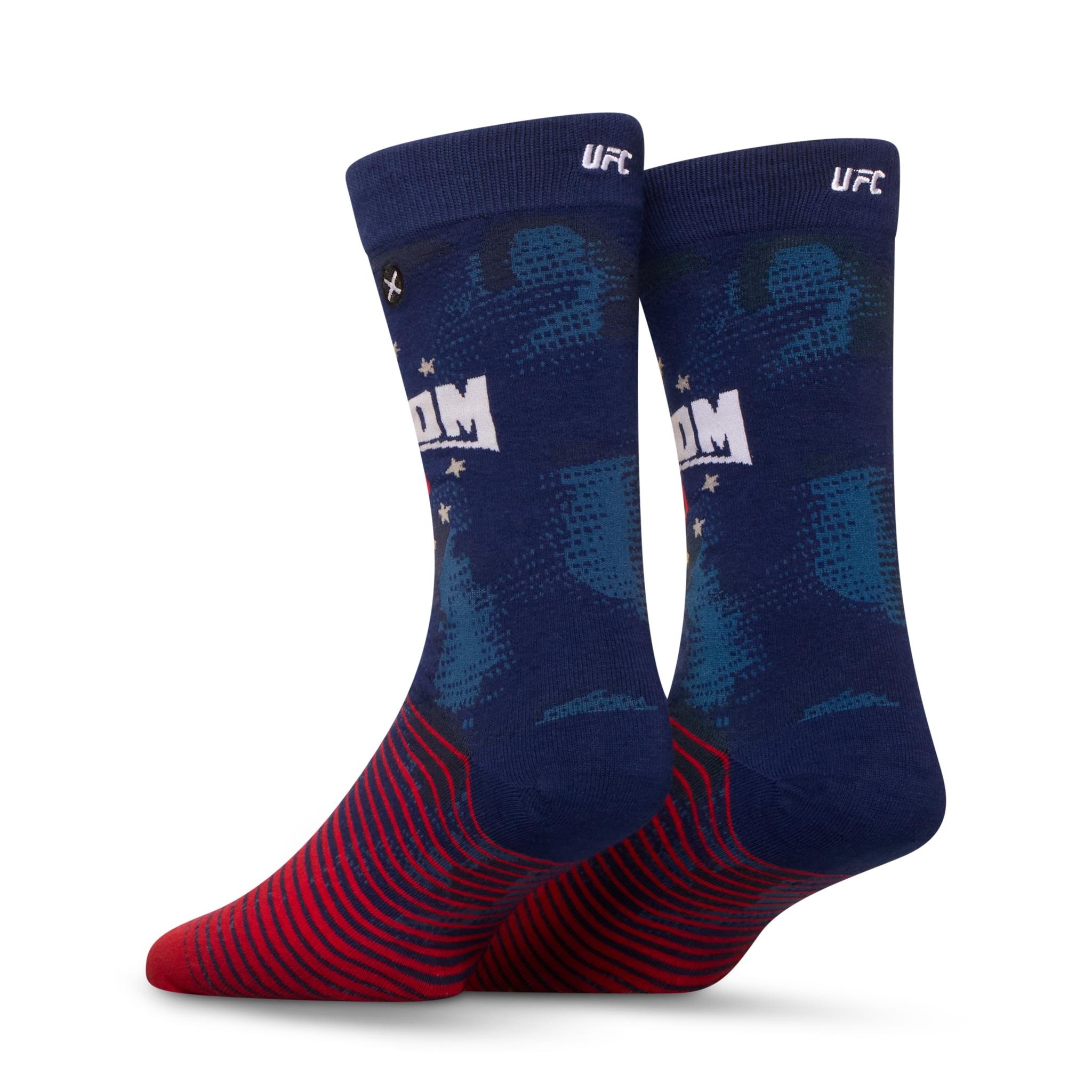 UFC Freedom 250 Navy Men's Crew Socks