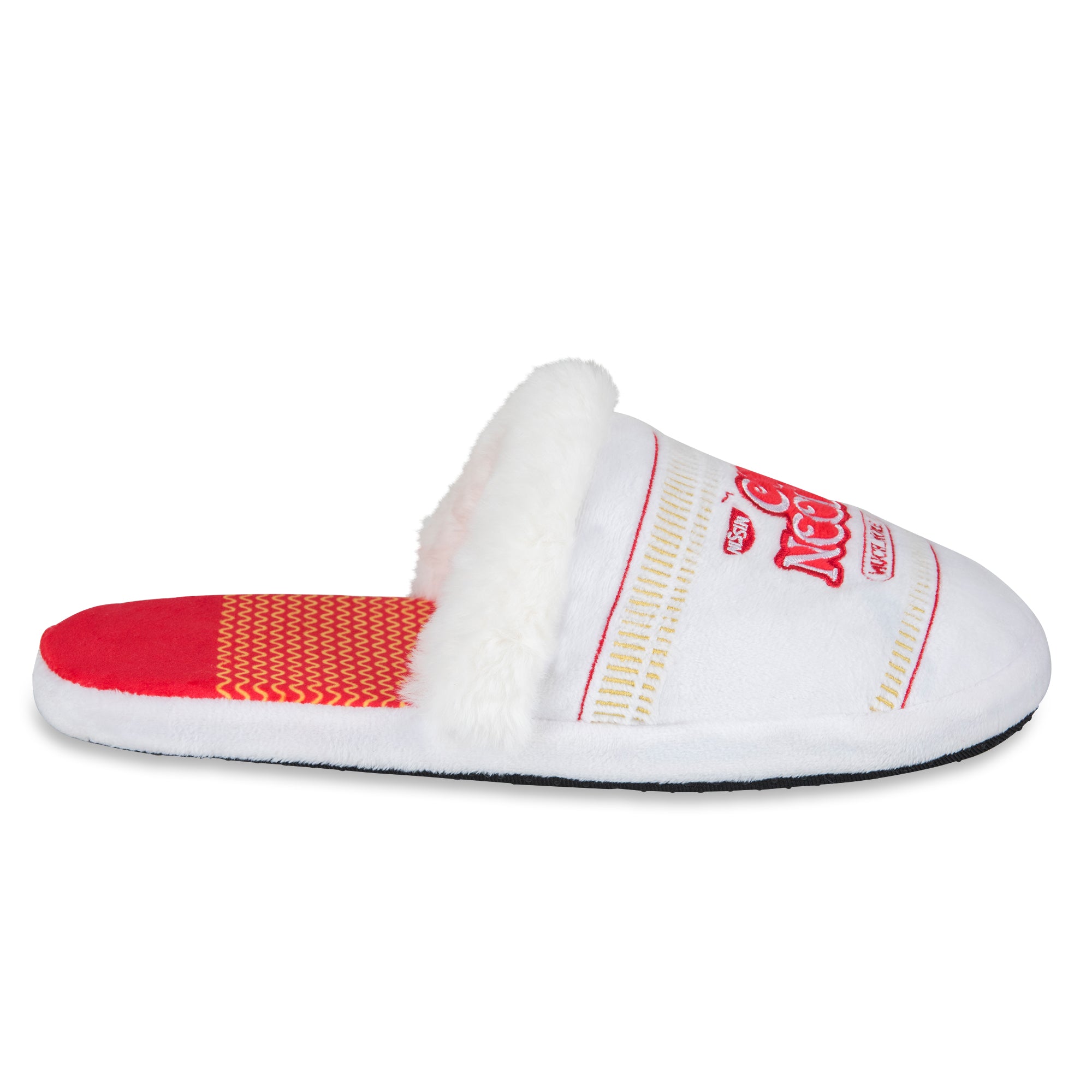 Cup Noodles Fuzzy Slip-On Slippers