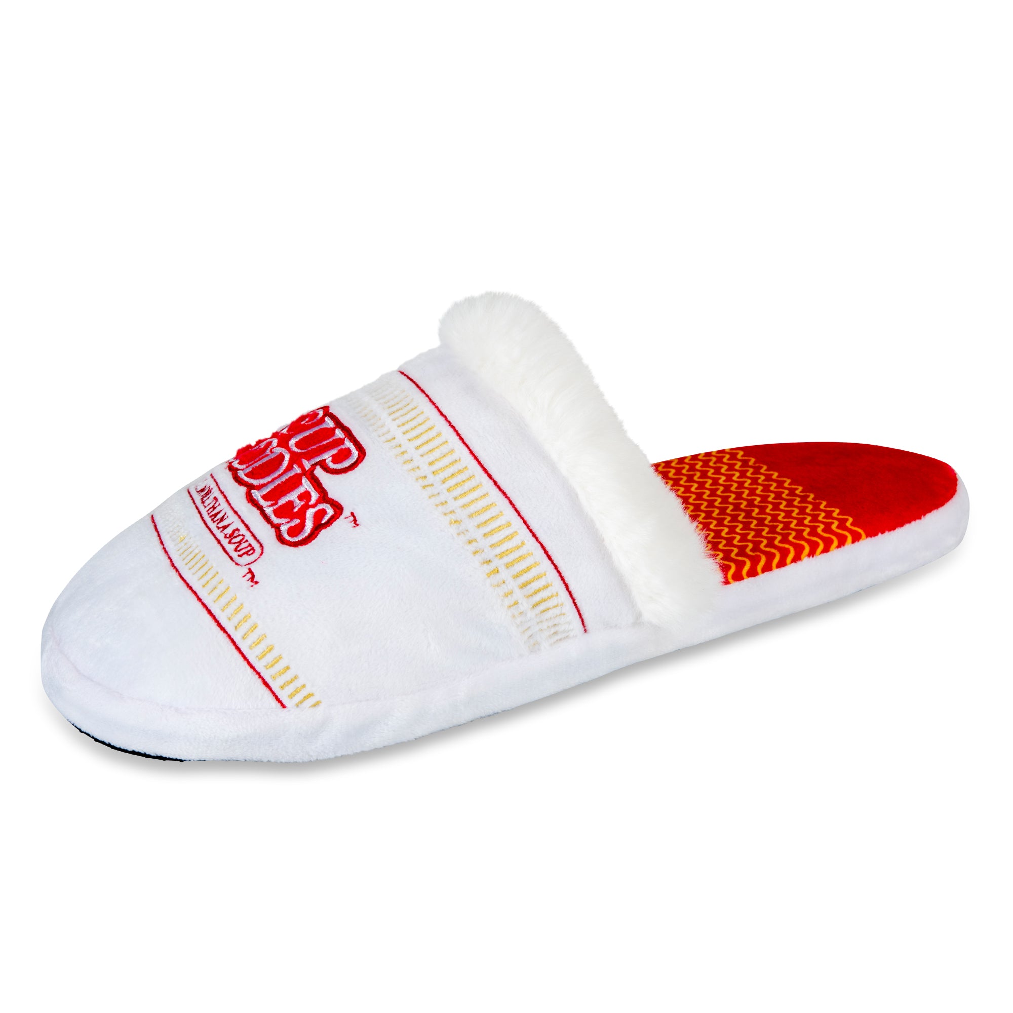 Cup Noodles Fuzzy Slip-On Slippers
