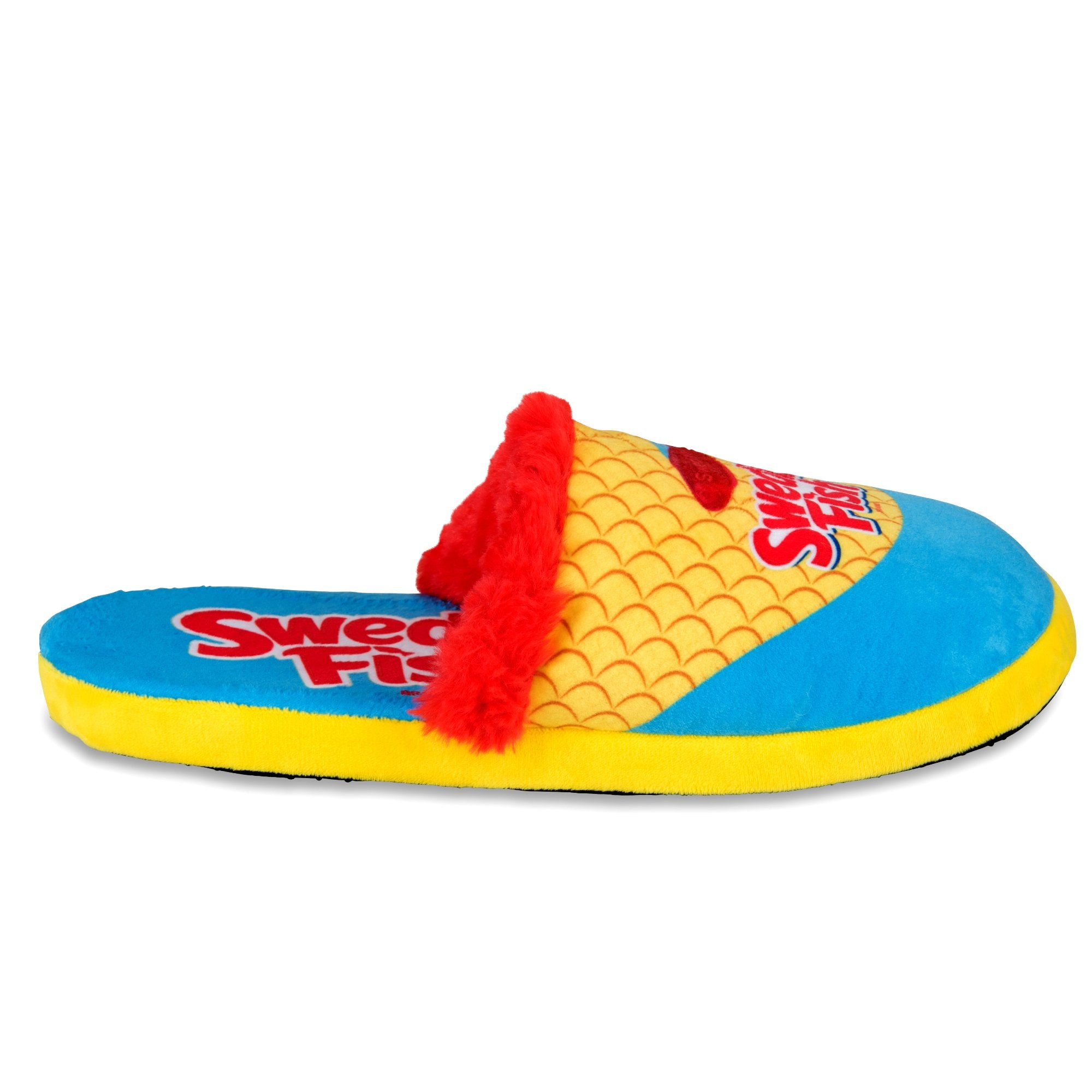 Swedish Fish Fuzzy Slip-On Slippers
