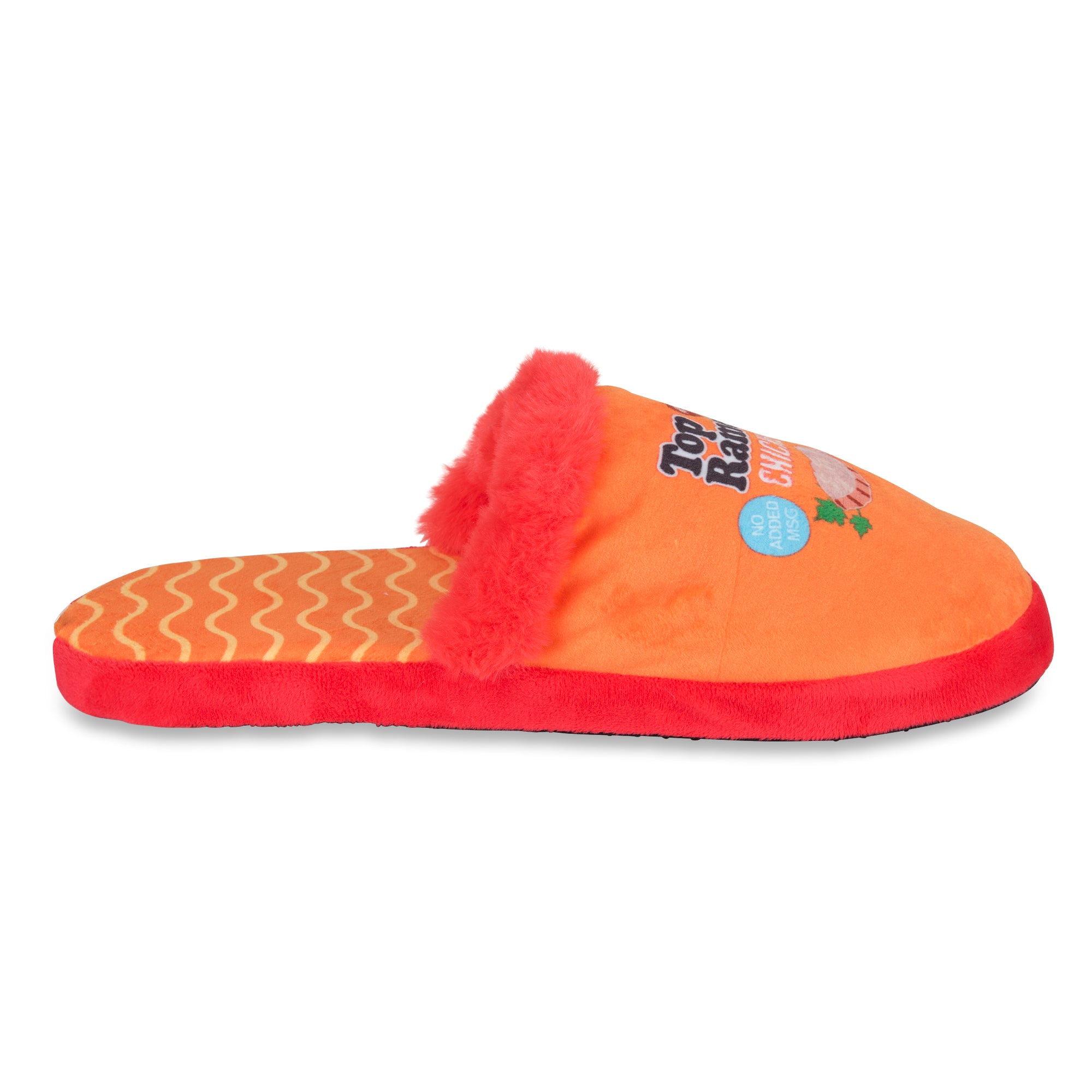 Top Ramen Fuzzy Slip-On Slippers