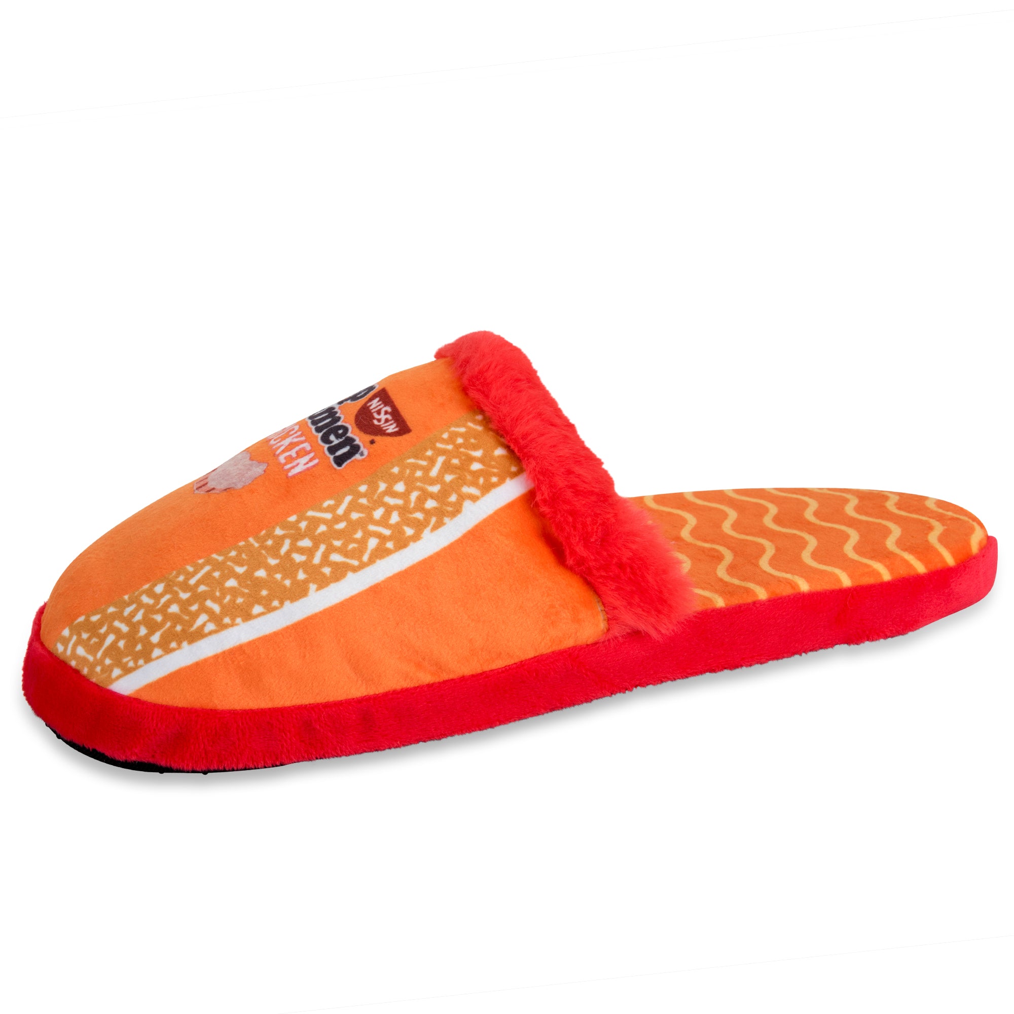Top Ramen Fuzzy Slip-On Slippers