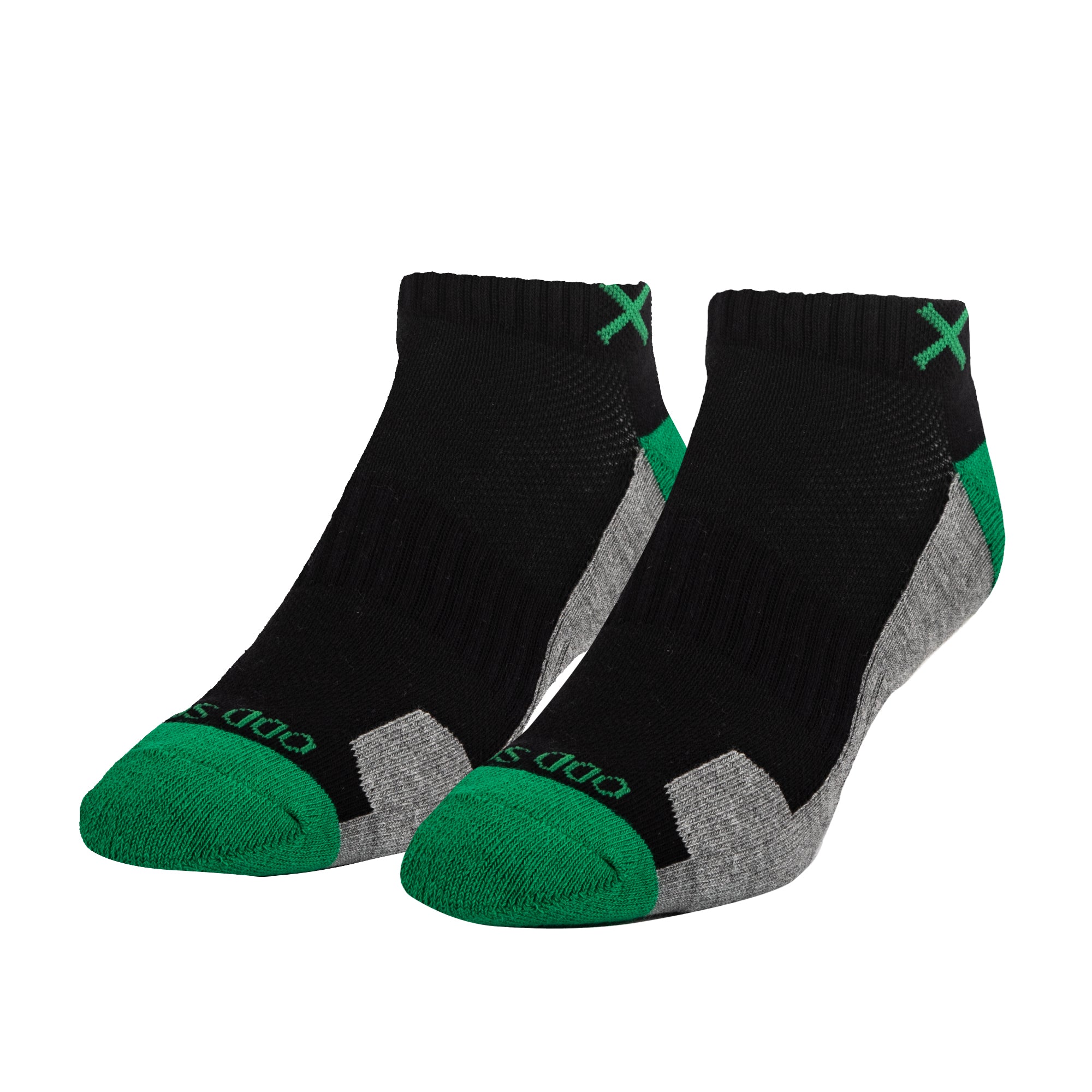 Basix Men Ankle 3 Block Staple Green Black Heather