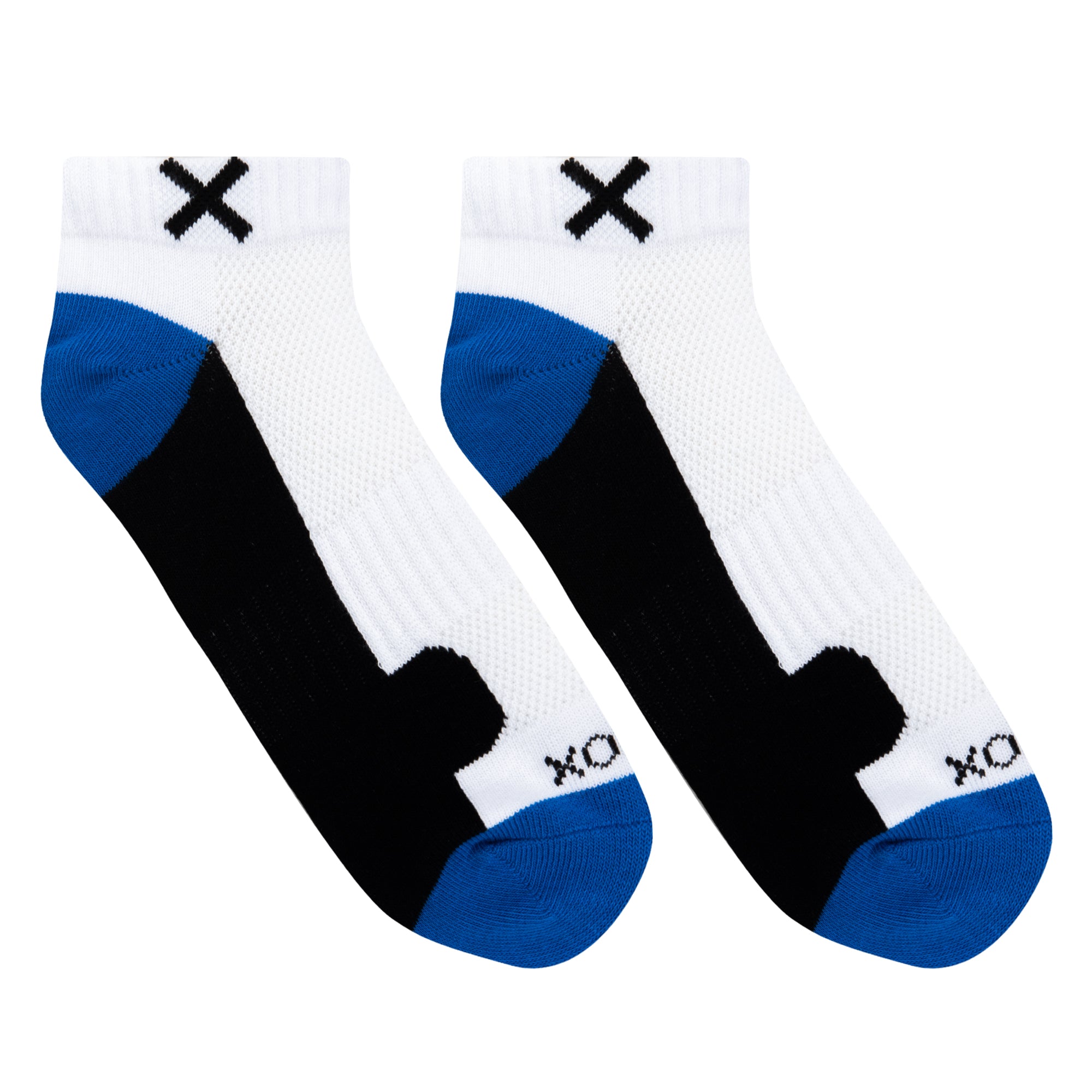 Basix Women Ankle 3 Block Staple Royal White Black