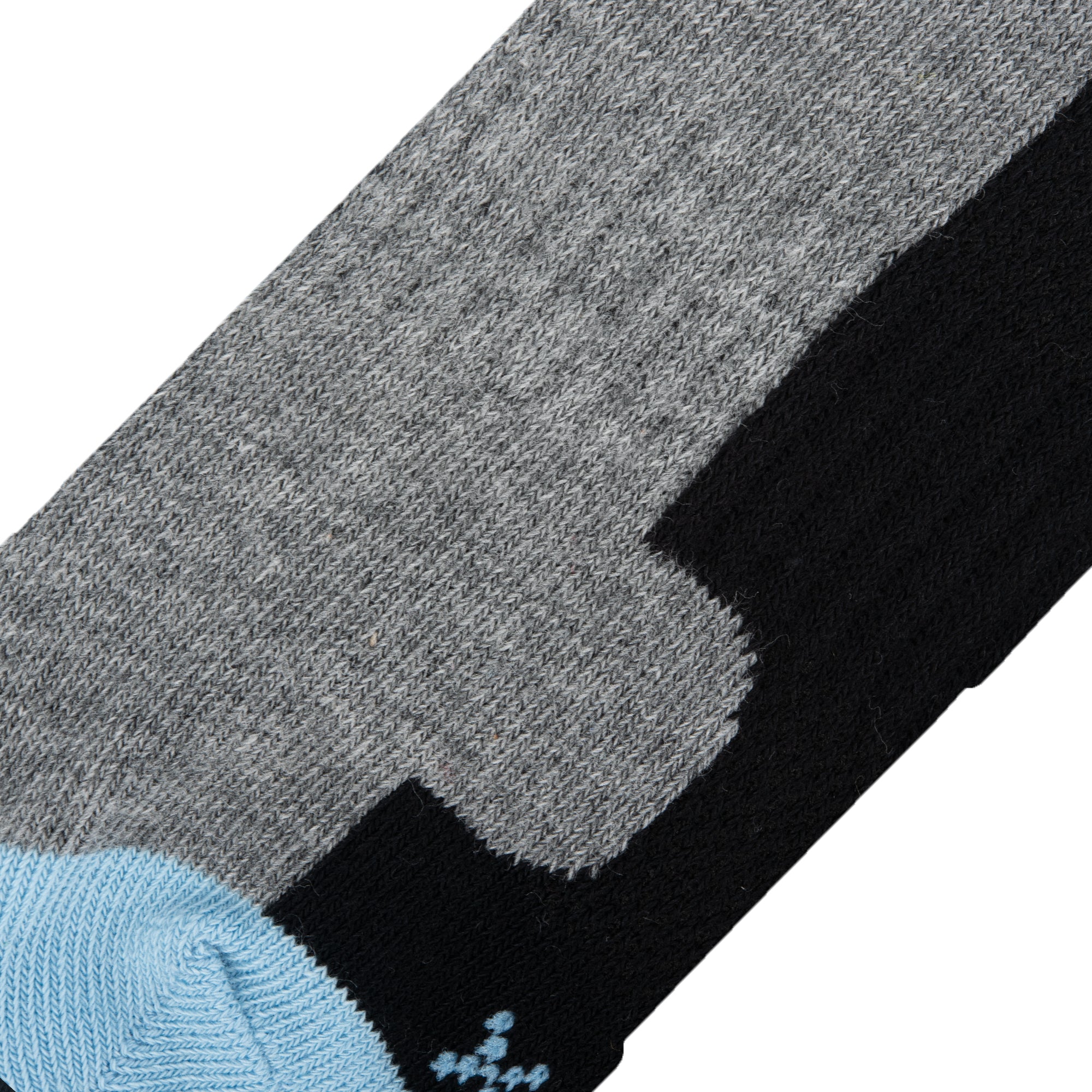 Basix Women Ankle 3 Block Pastel Black Sky Heather