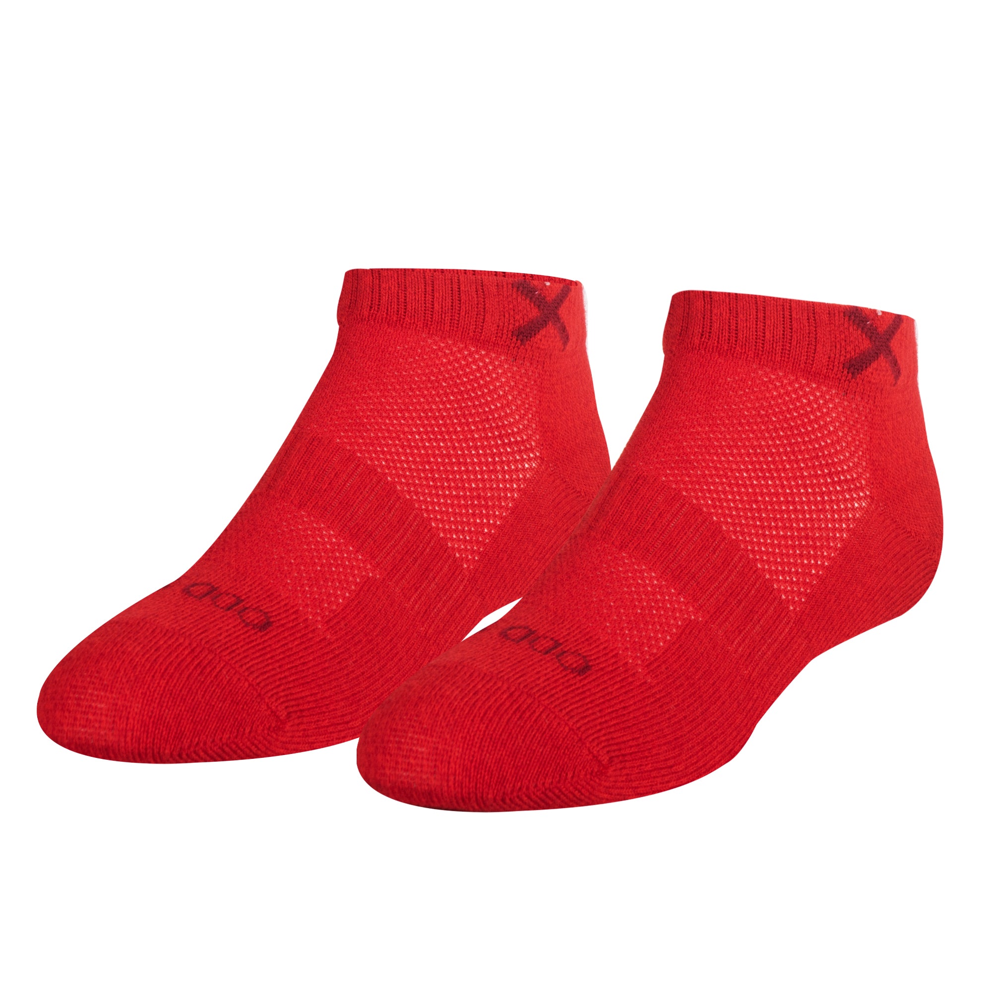 Basix Women Ankle Solid Red Heather