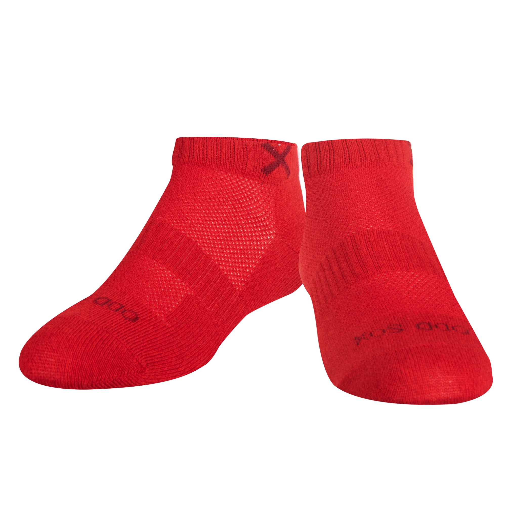 Basix Women Ankle Solid Red Heather