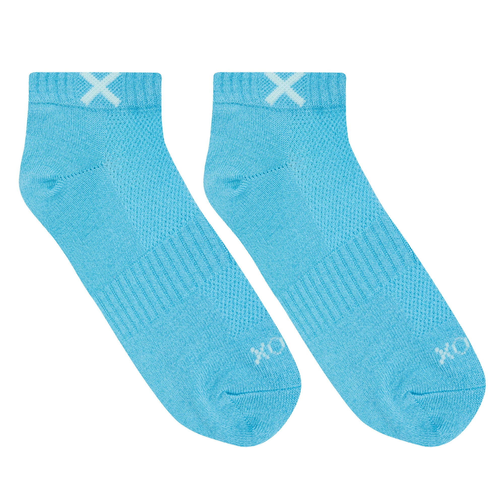 Basix Women Ankle Solid Sky Heather