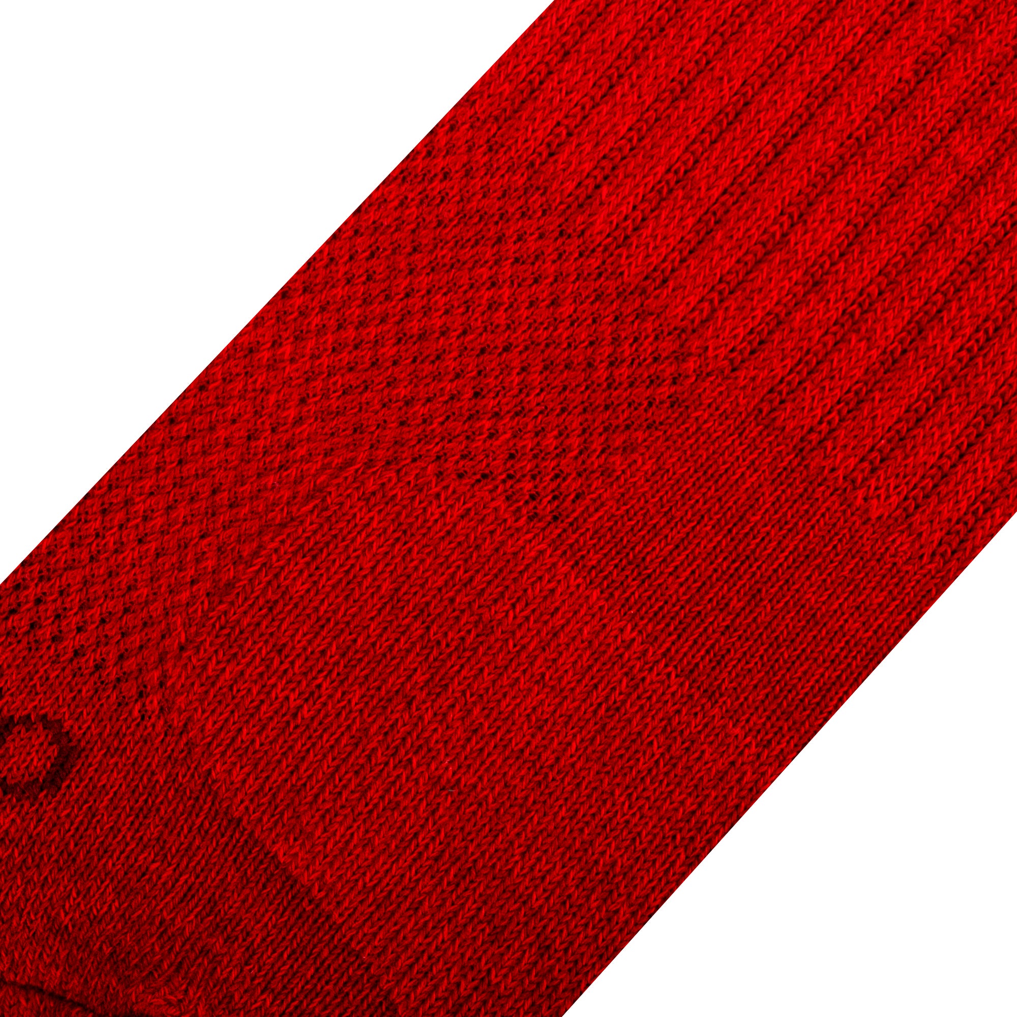Basix Solid Red Heather Men's Crew Socks