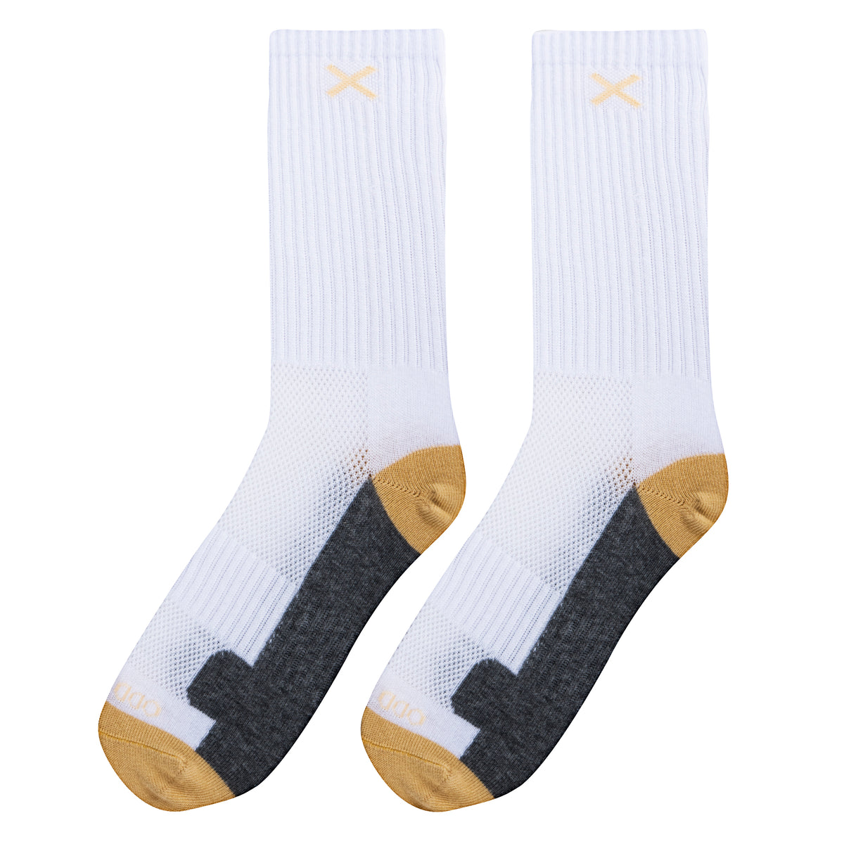 Sand White Heather Women's Crew Socks