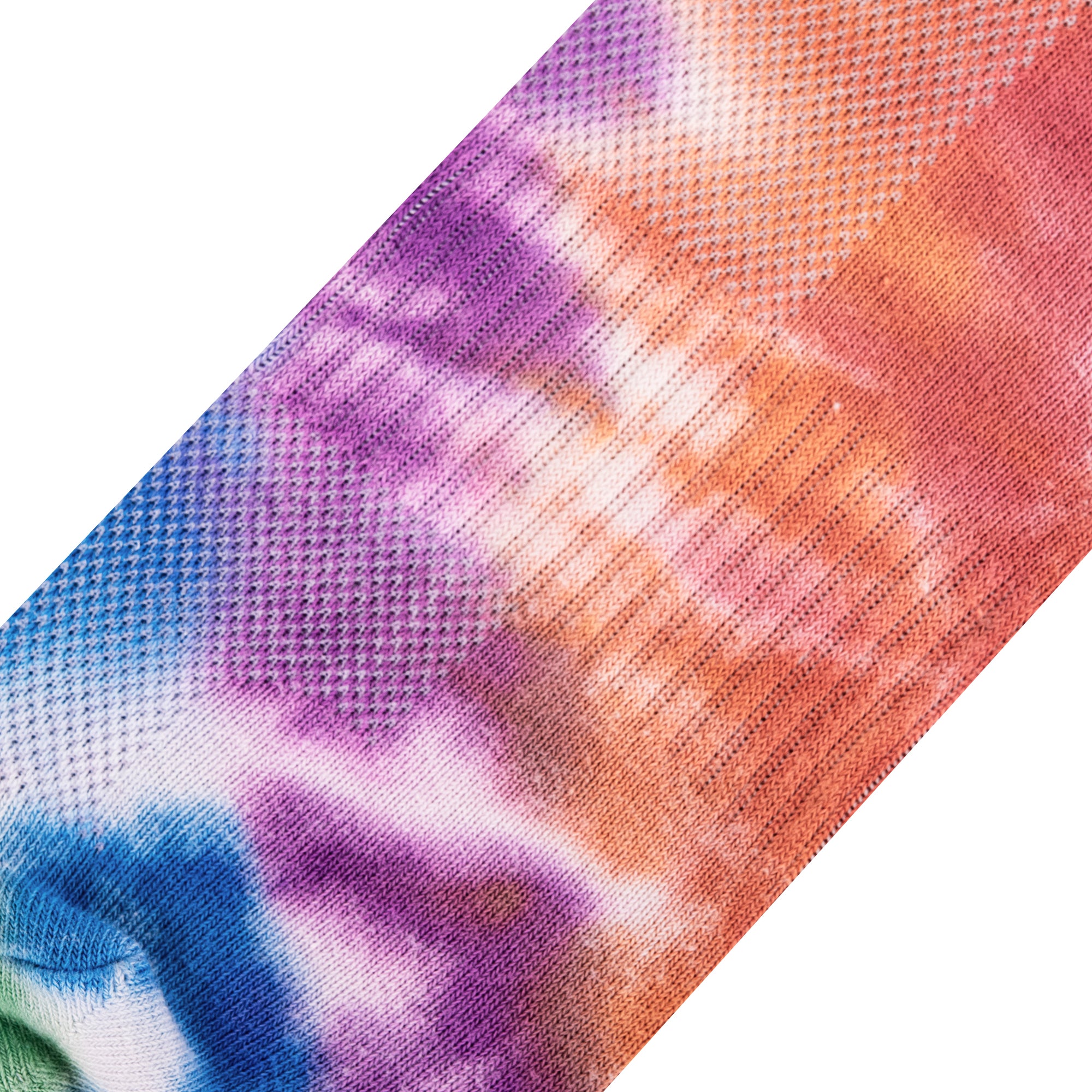 Basix Tie Dye Hippy Men's Crew Socks