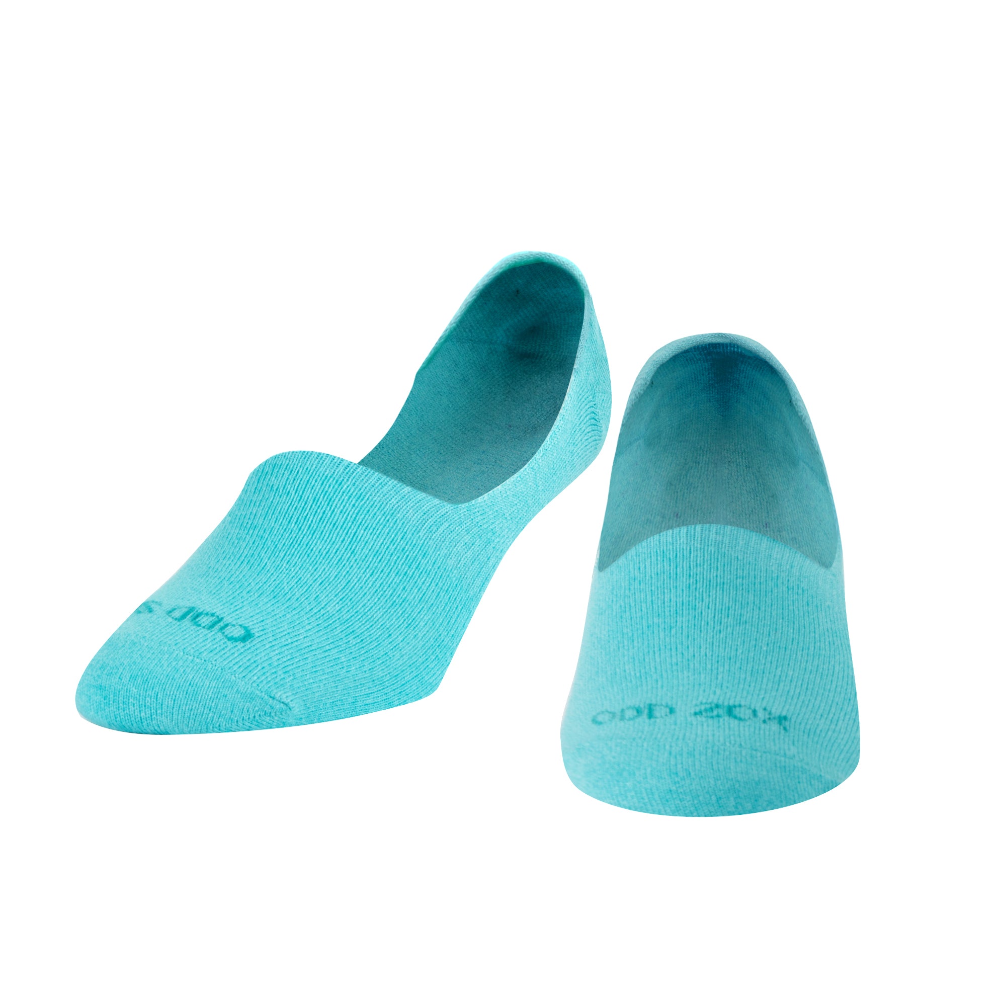 Basix Men No Show Solid Mint Heather