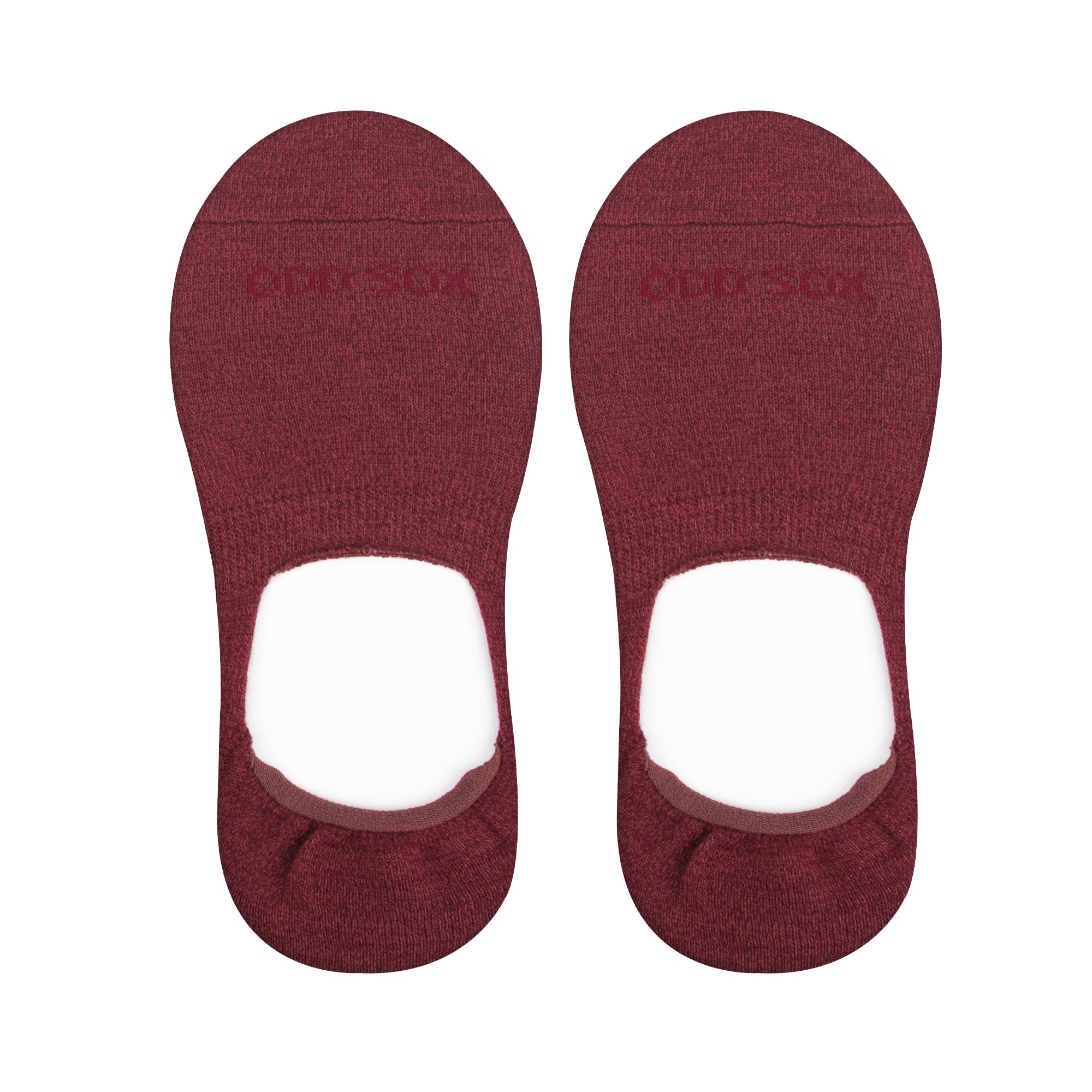 Basix Women No Show Solid Mauve Heather