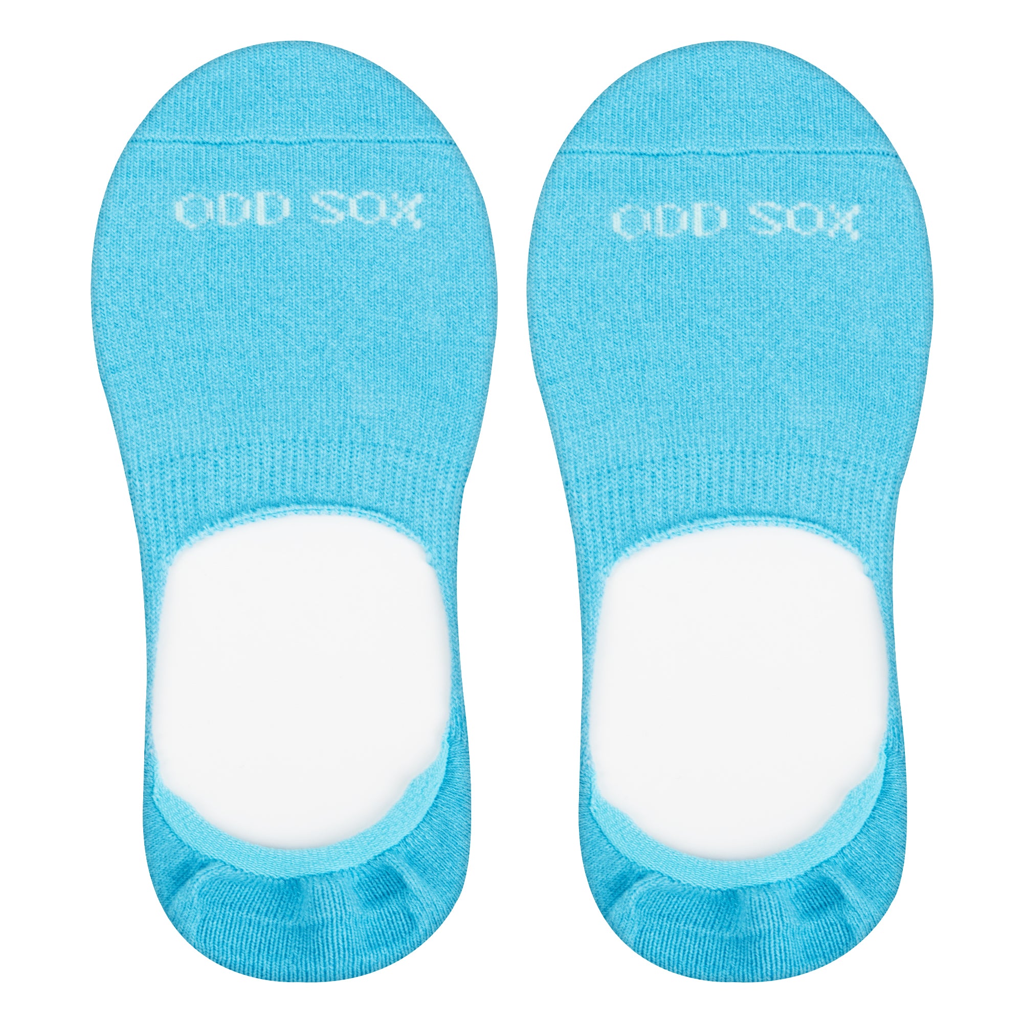 Basix Women No Show Solid Sky Heather