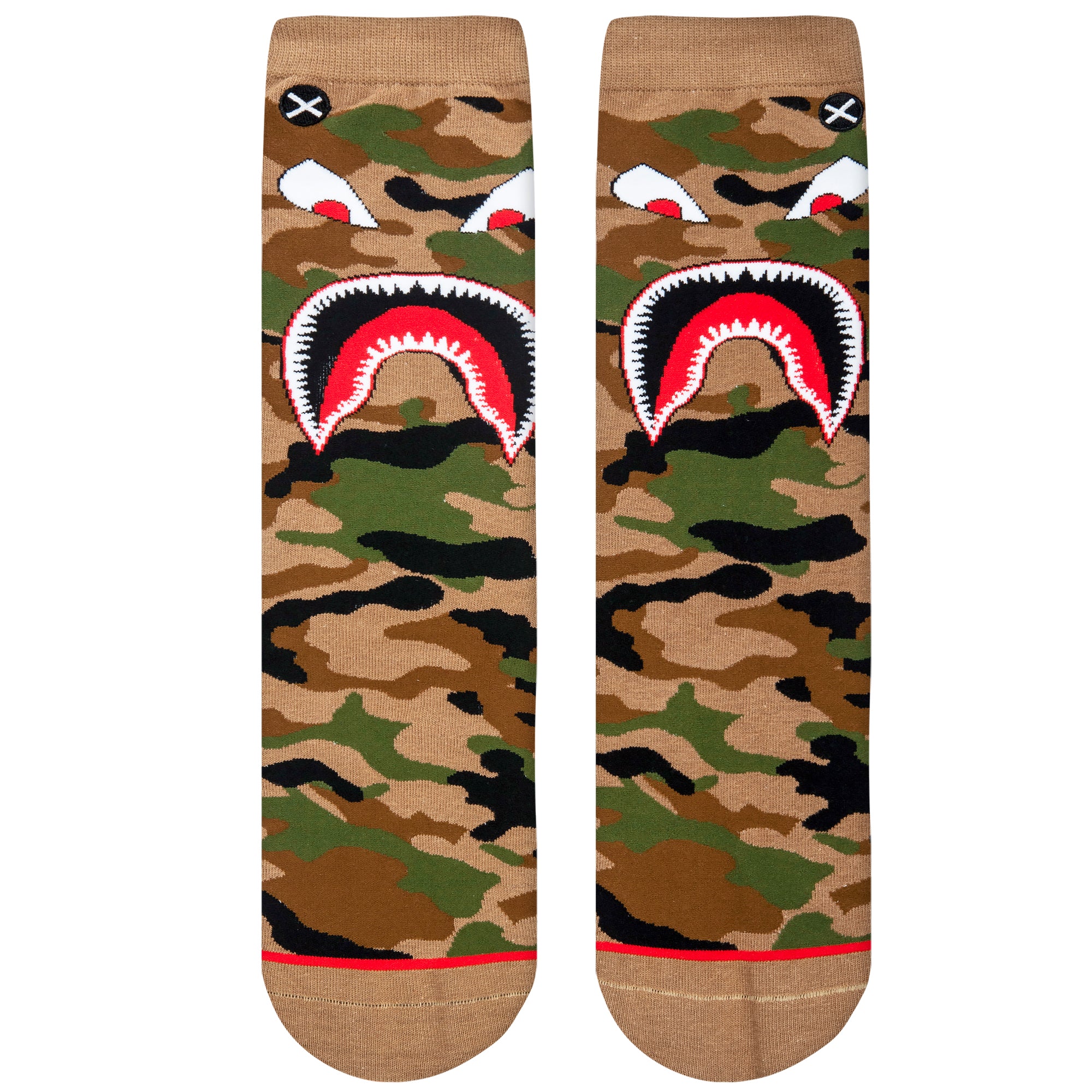 Warplane Camo Men's Crew Socks