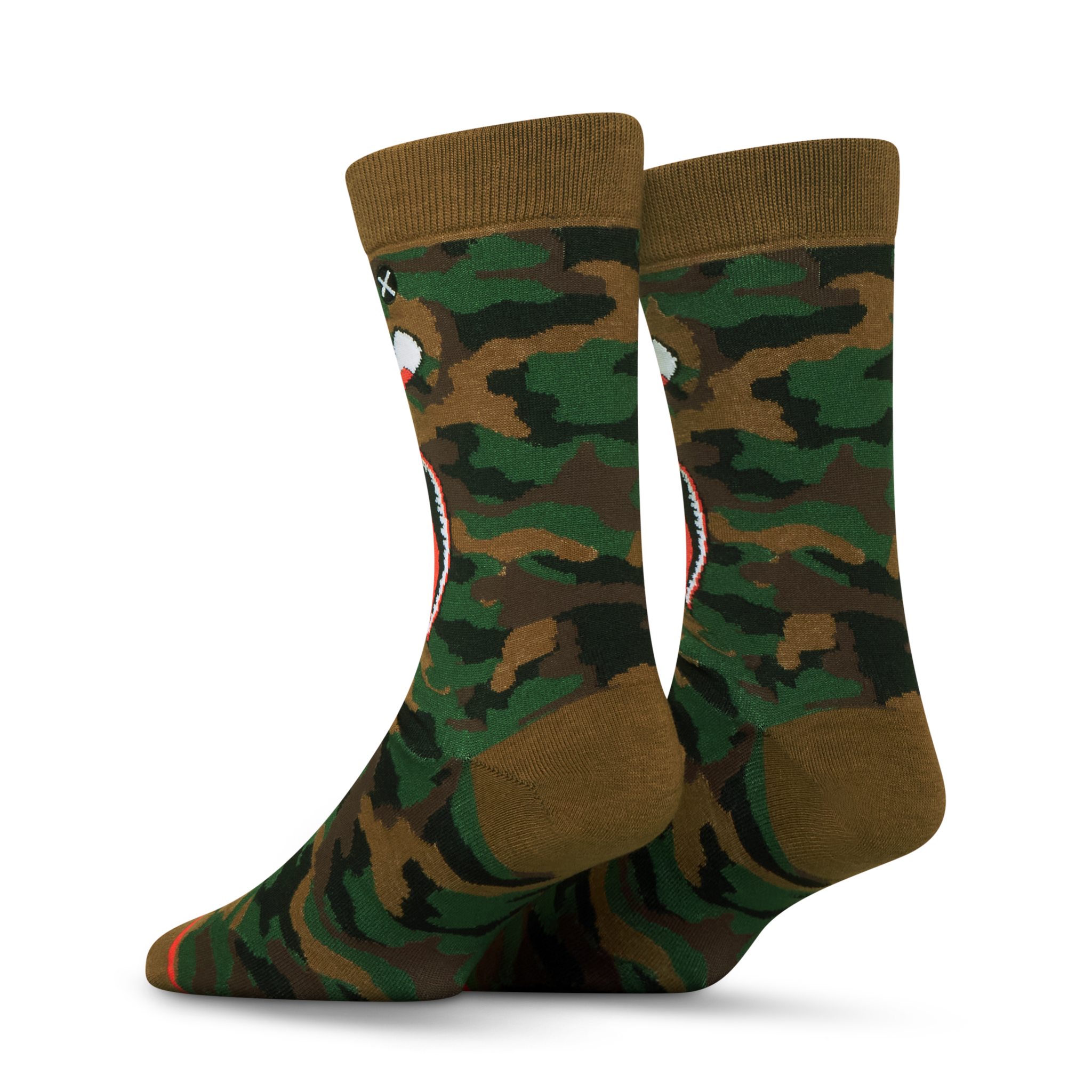 Warplane Camo Men's Crew Socks