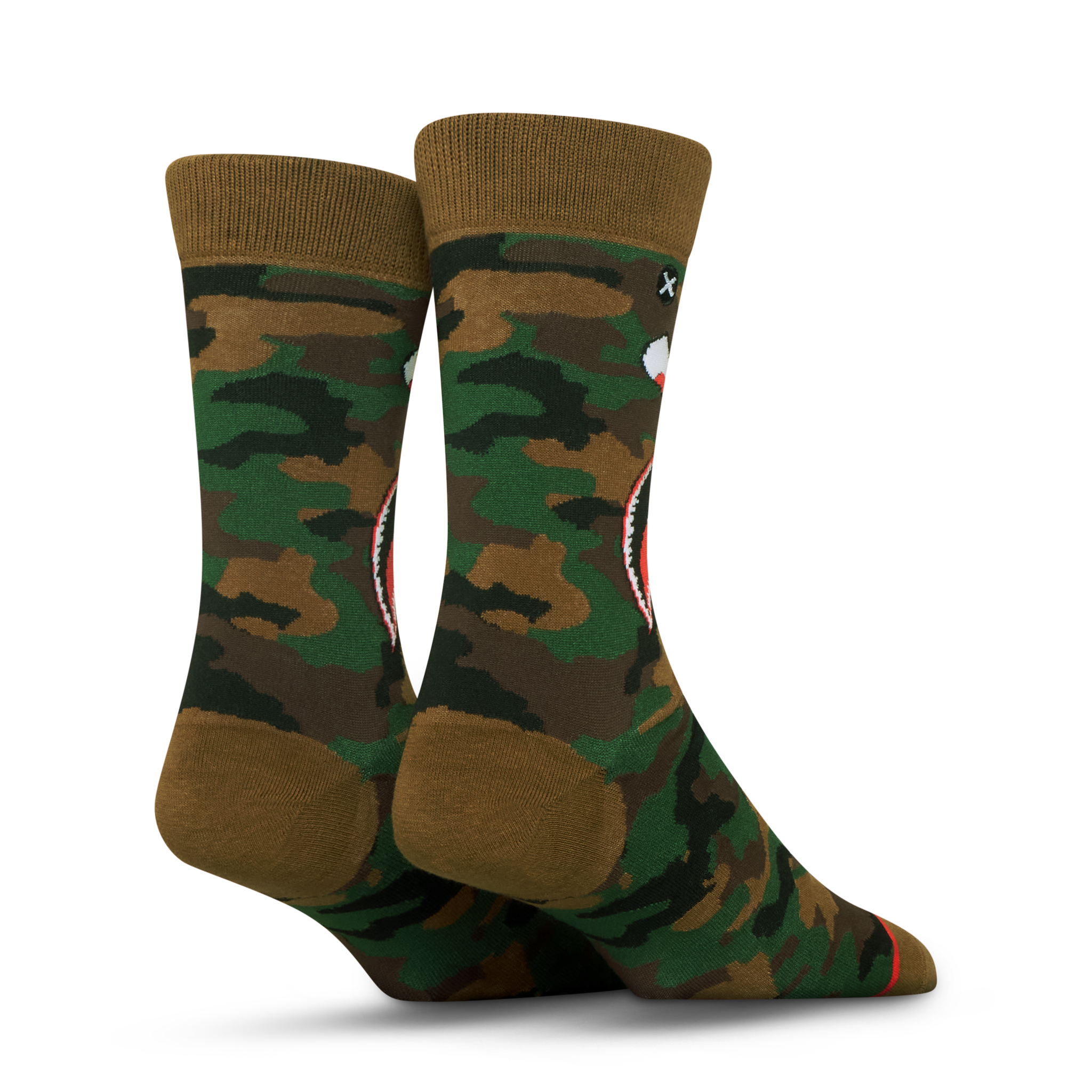 Warplane Camo Men's Crew Socks
