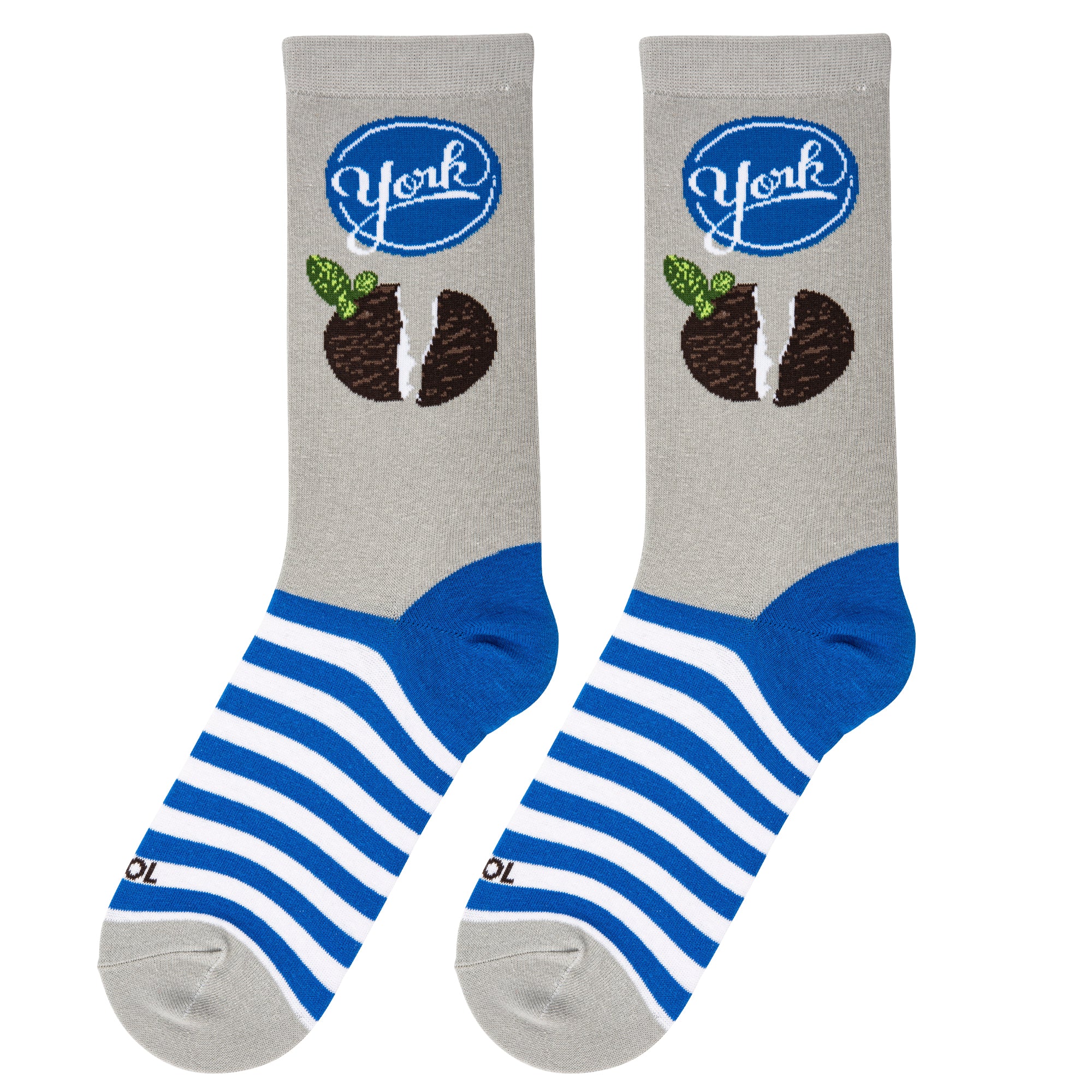 York Peppermint Pattie Men's Crew Socks