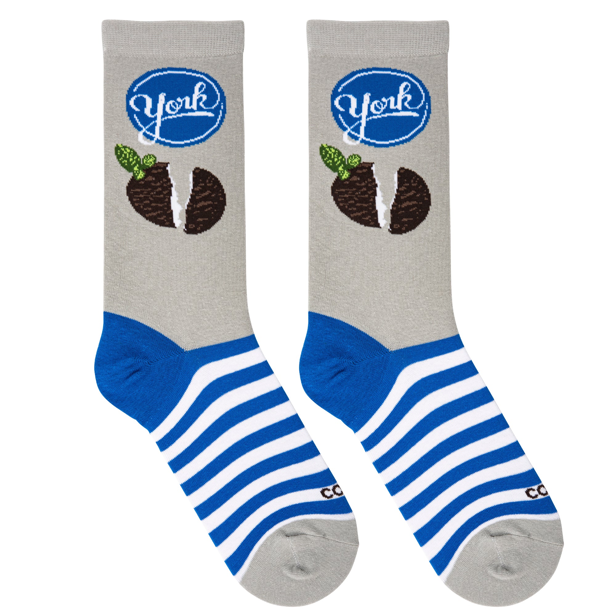 York Peppermint Pattie Men's Crew Socks