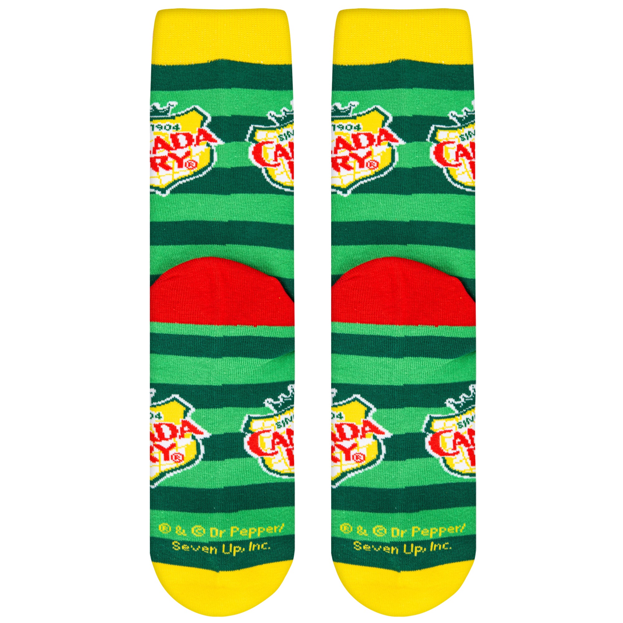 Canada Dry Stripes Men's Crew Socks