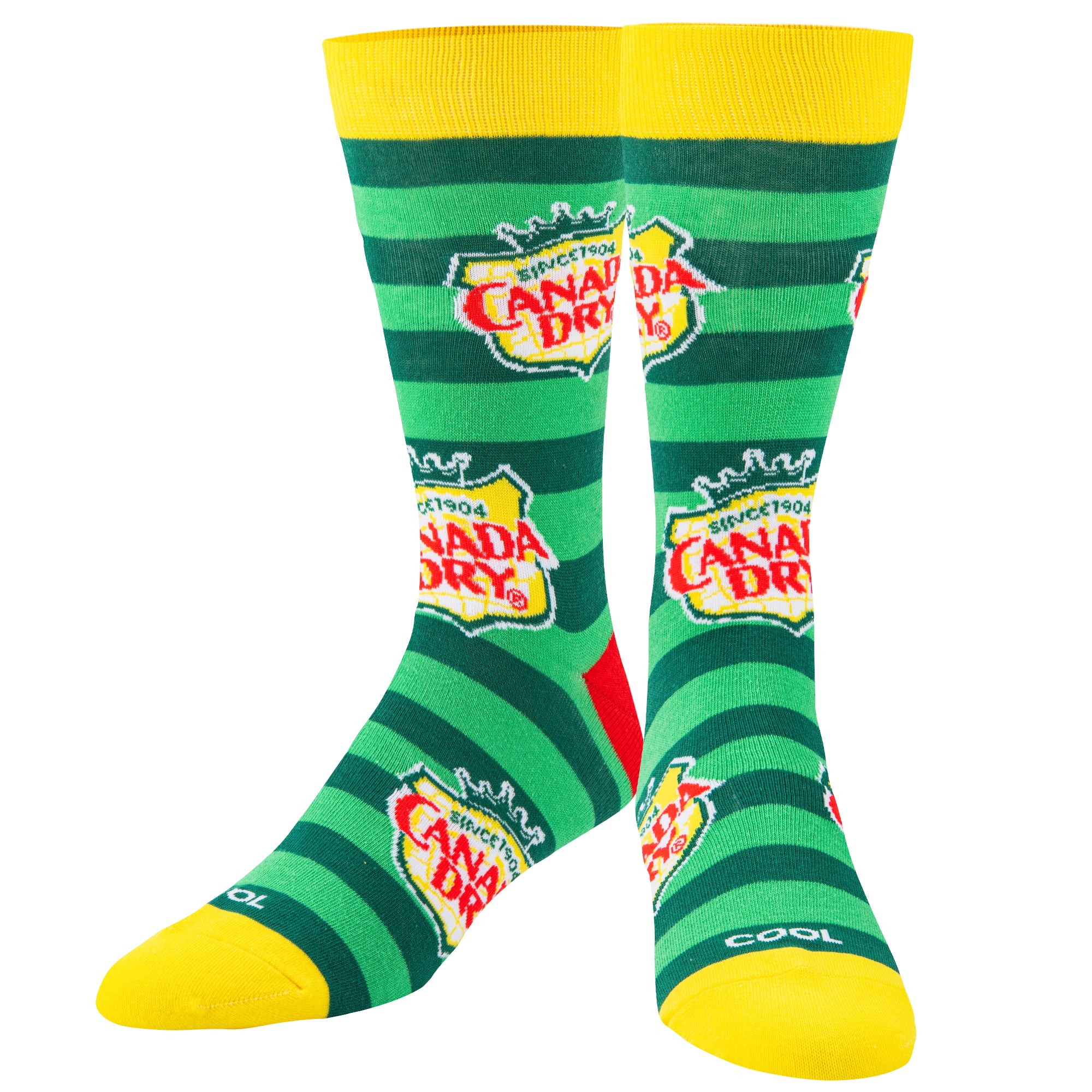 Canada Dry Stripes Men's Crew Socks