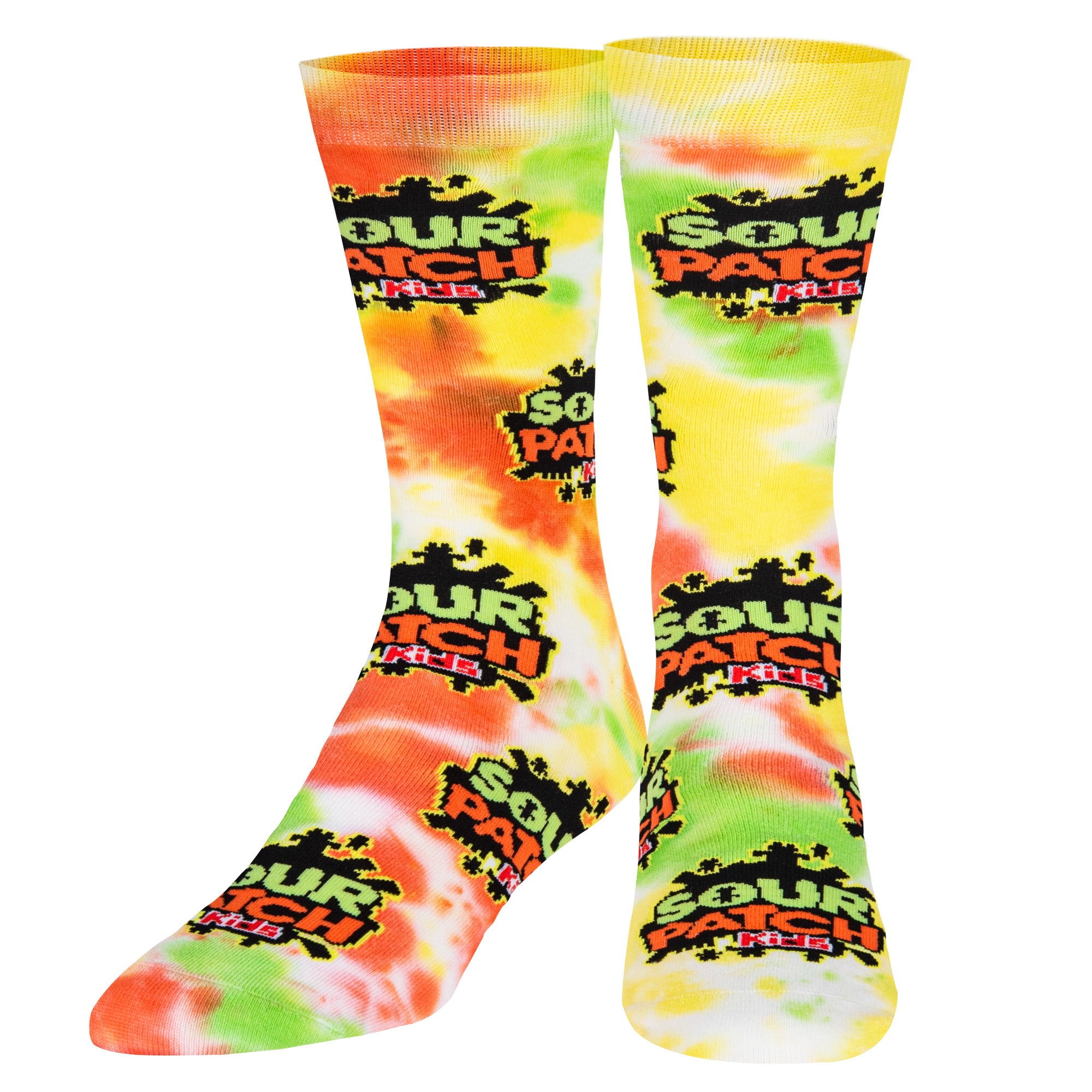 Sour Patch Kids Tie Dye (Knit) Men's Crew Socks