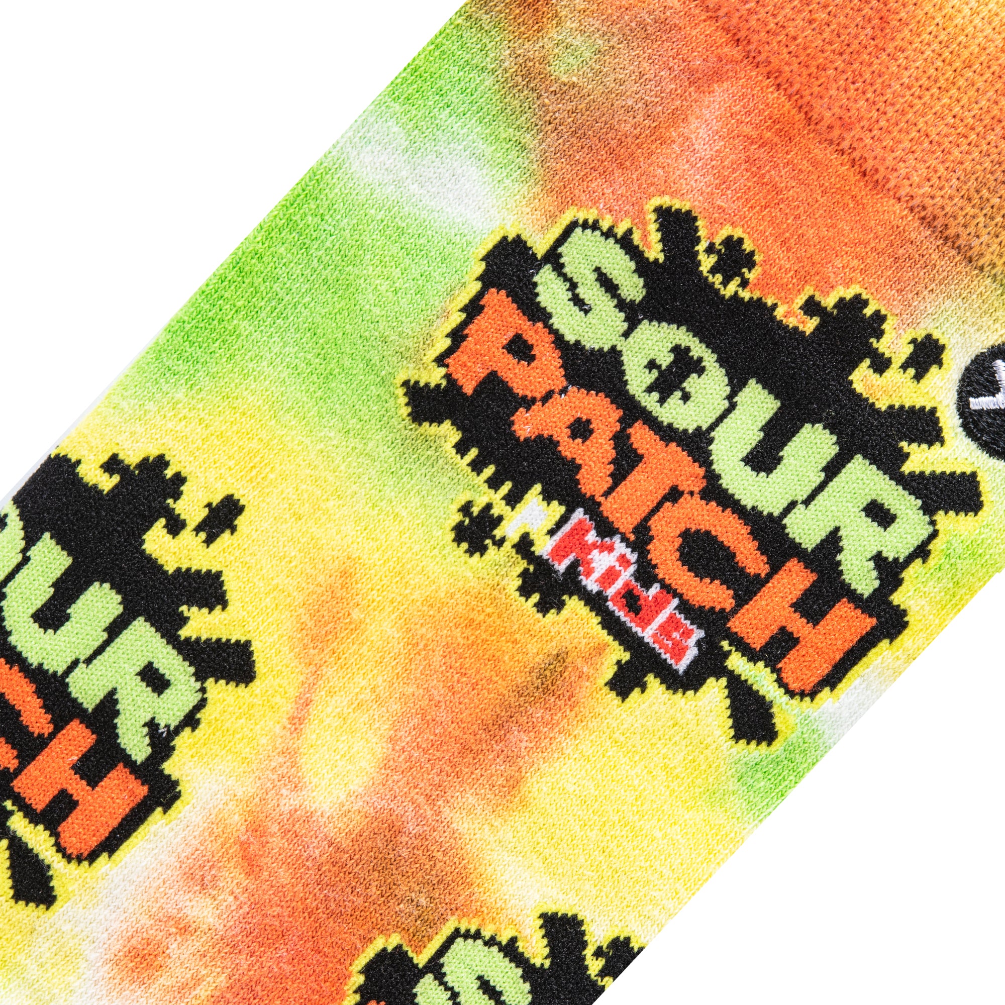 Sour Patch Kids Tie Dye (Knit) Men's Crew Socks