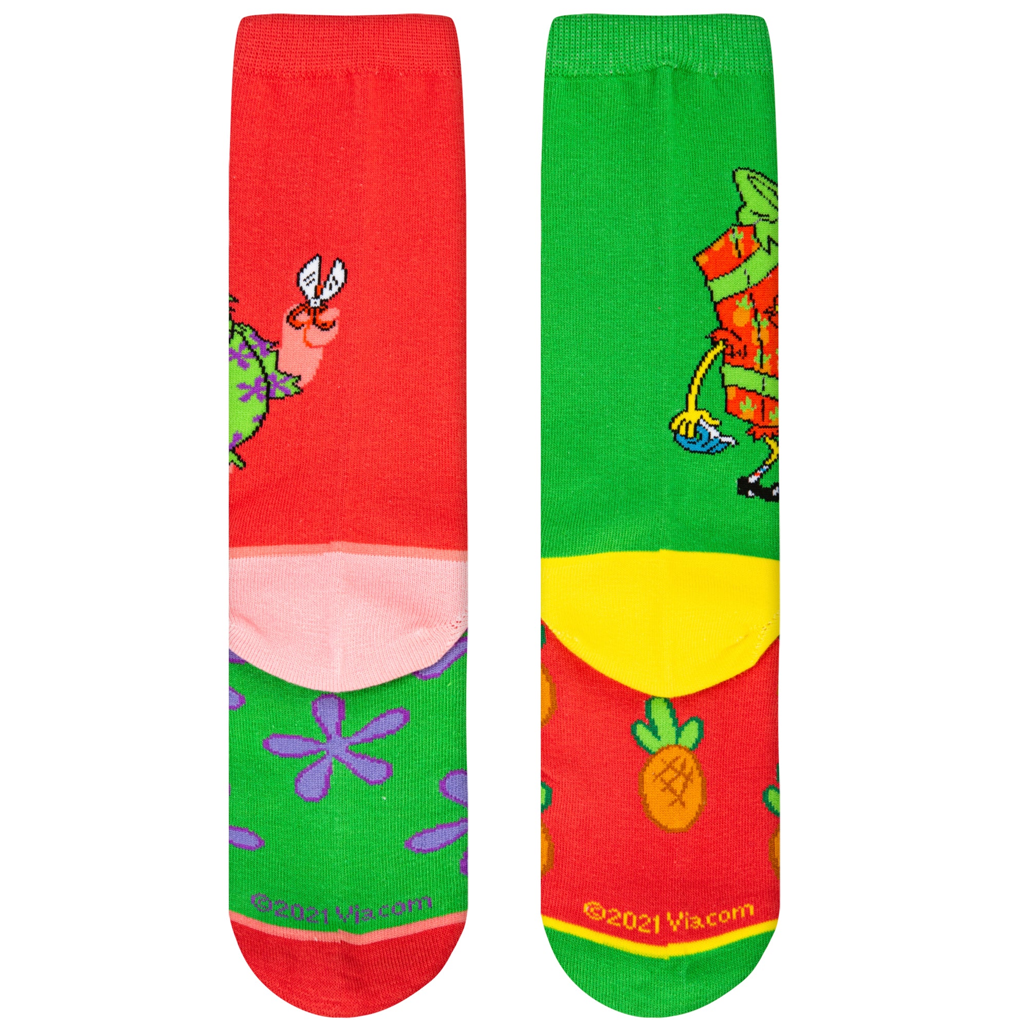 Sponegbob Gift Wrap Women's Crew Socks