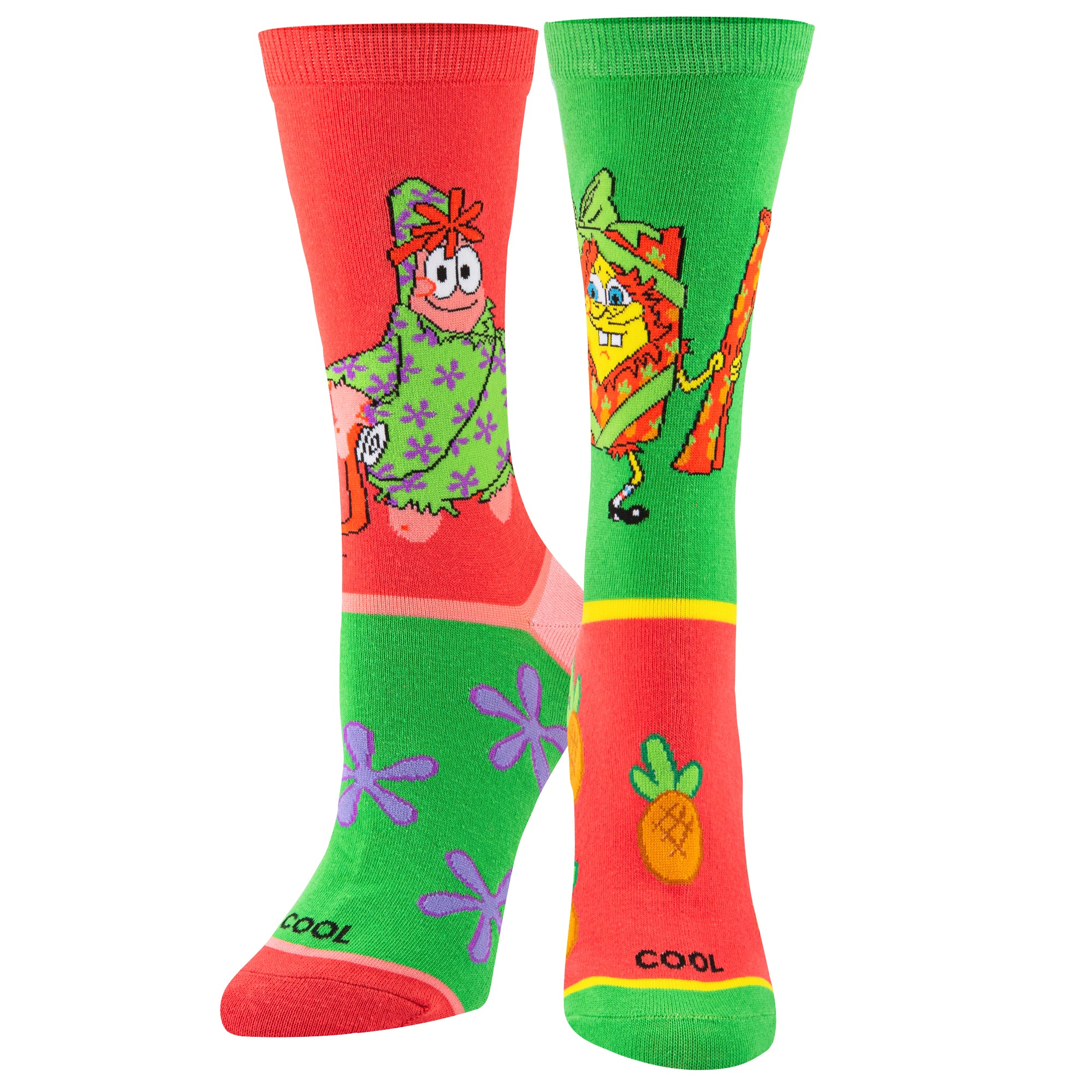 Sponegbob Gift Wrap Women's Crew Socks