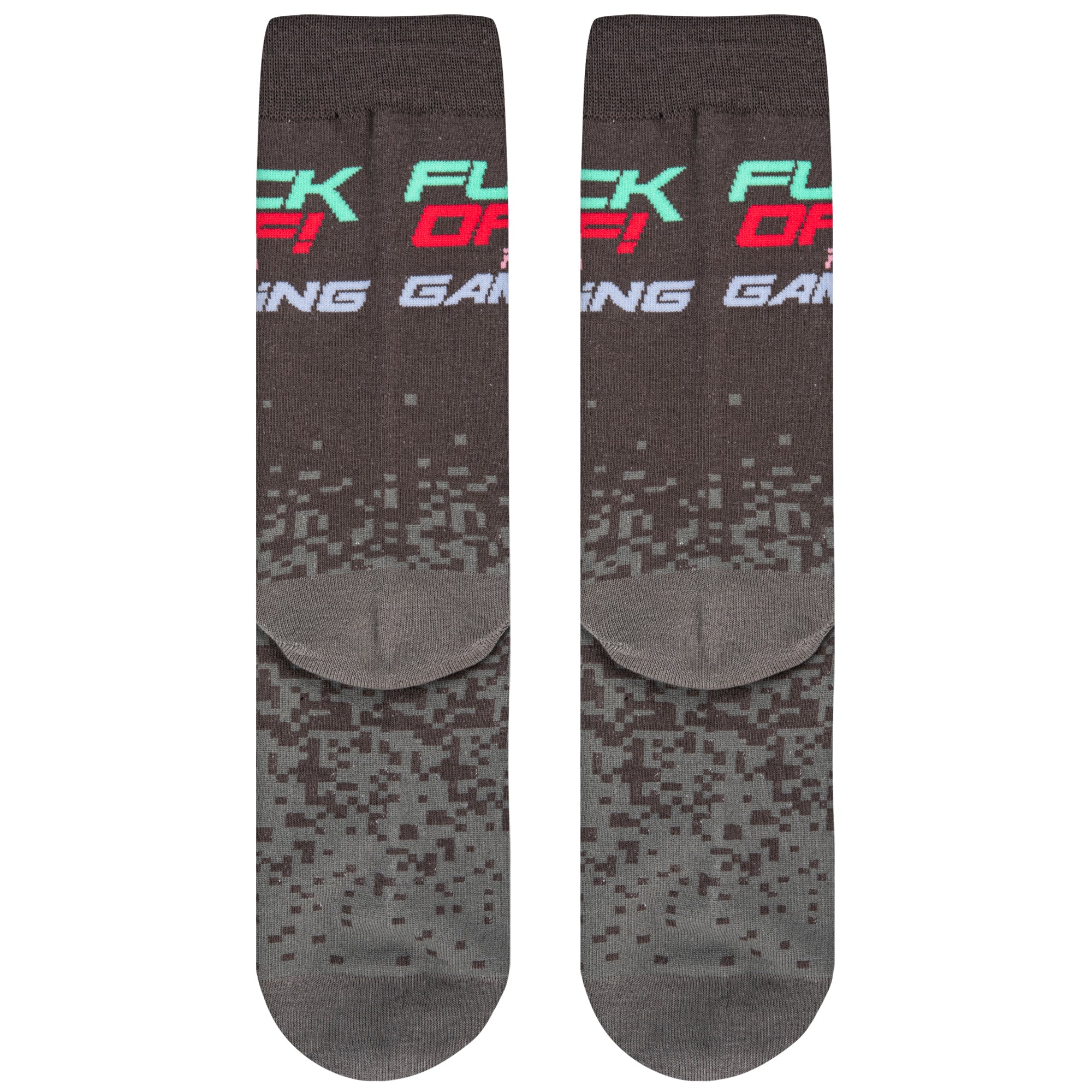 Fuck Off Im Gaming Men's Crew Socks
