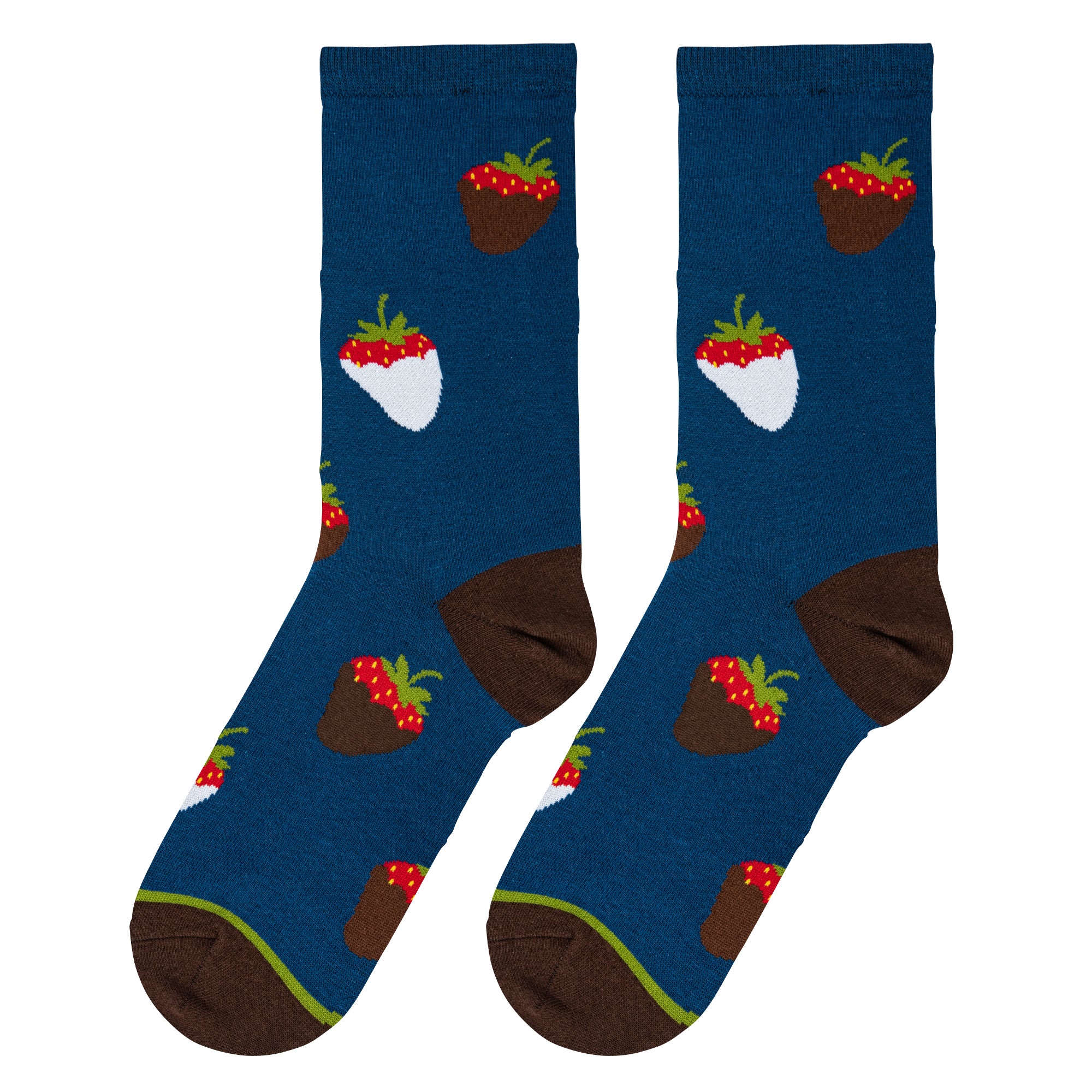 Chocolate Strawberries Women's Crew Socks