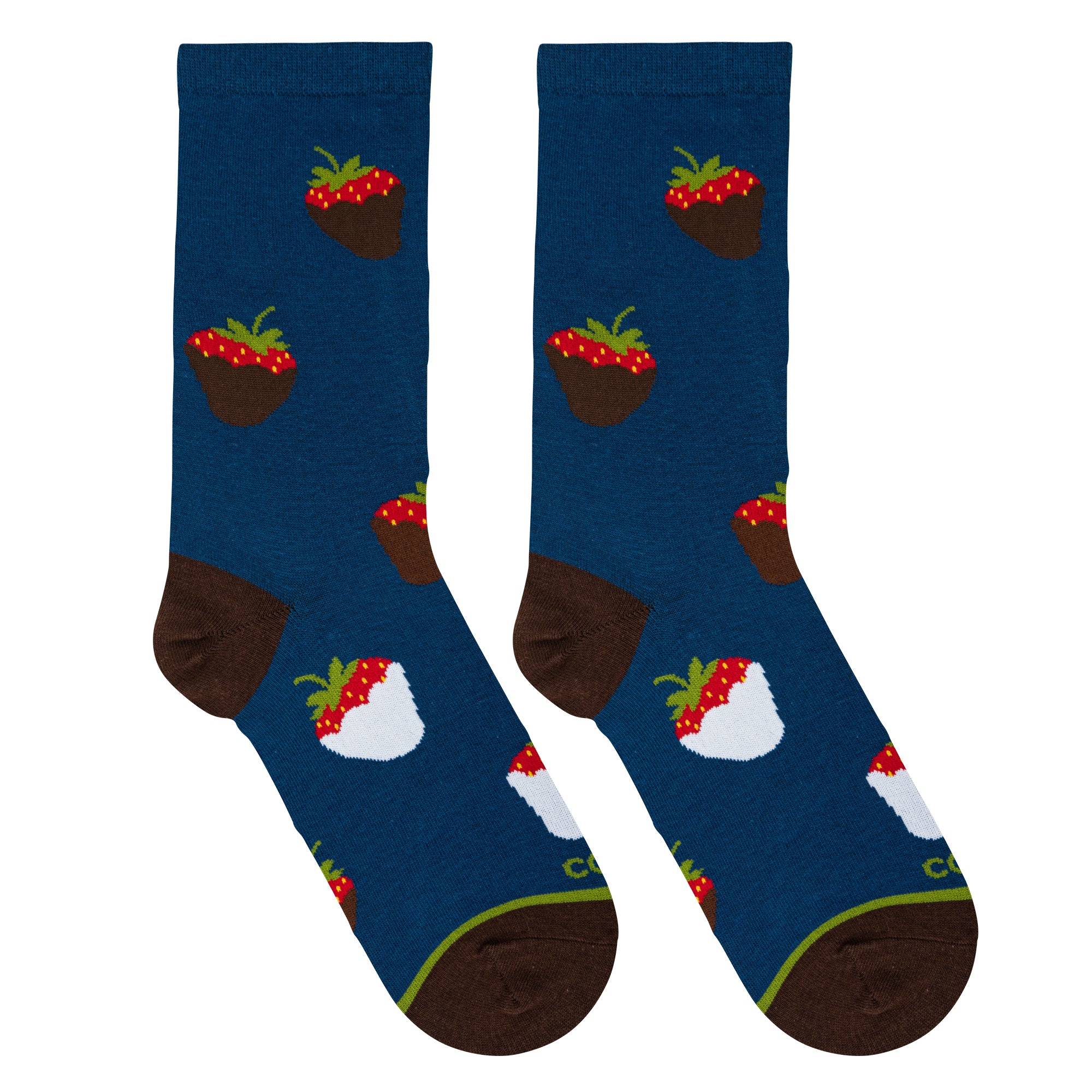 Chocolate Strawberries Women's Crew Socks