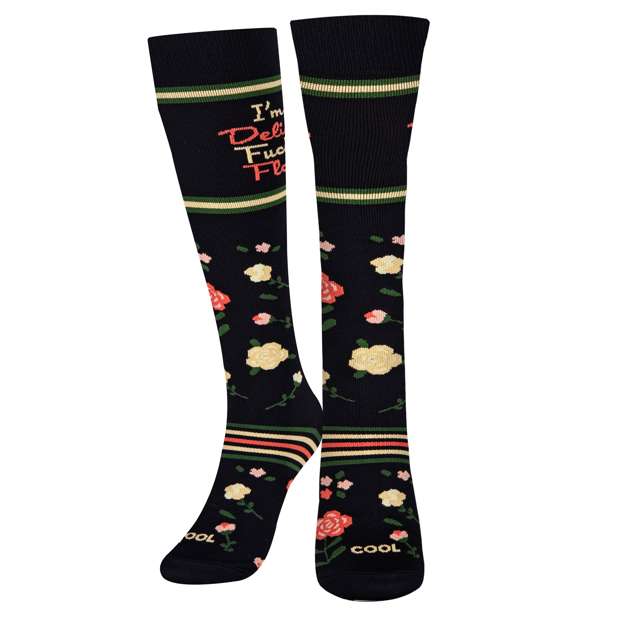 Delicate Flower Compression Socks