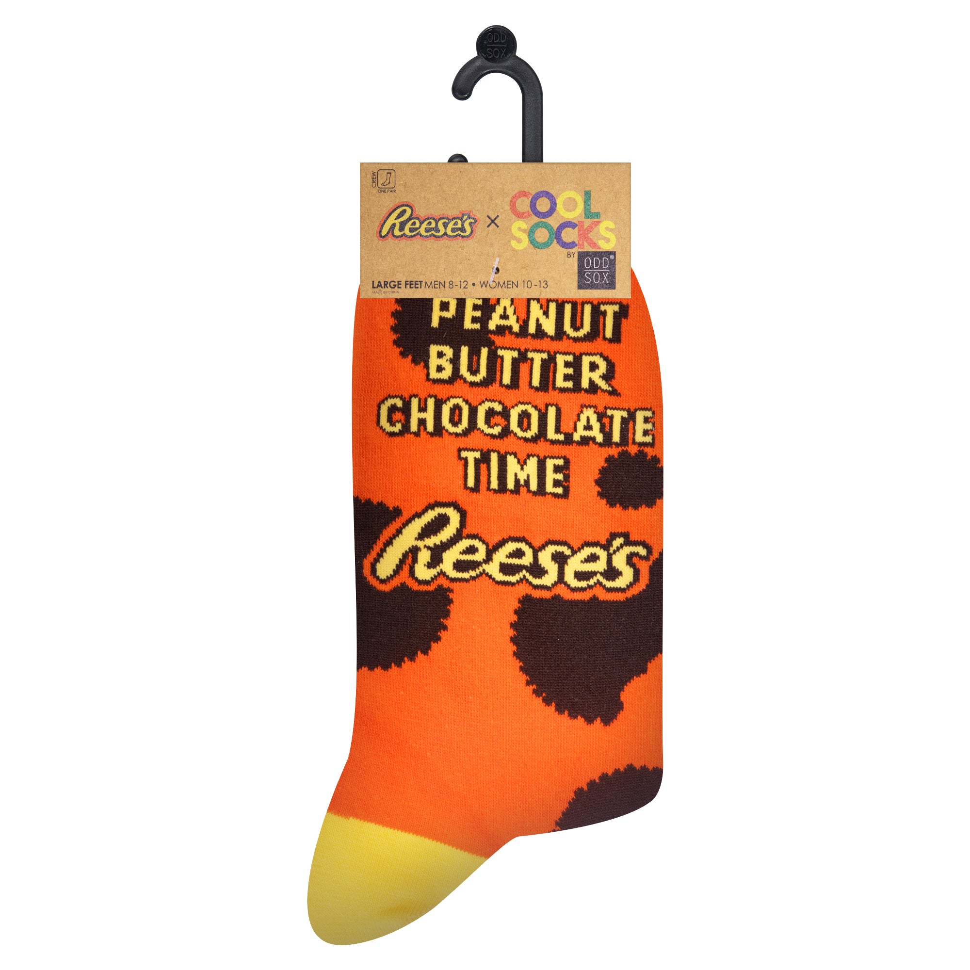 Reese's Peanut Butter Chocolate Time Men's Crew Socks