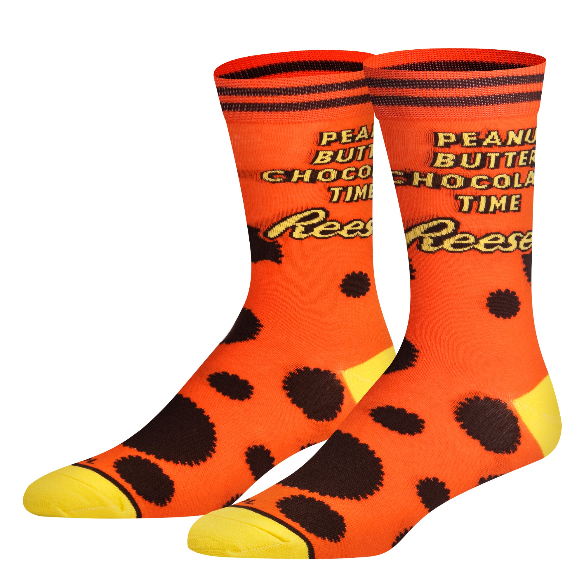 Reese's Peanut Butter Chocolate Time Men's Crew Socks