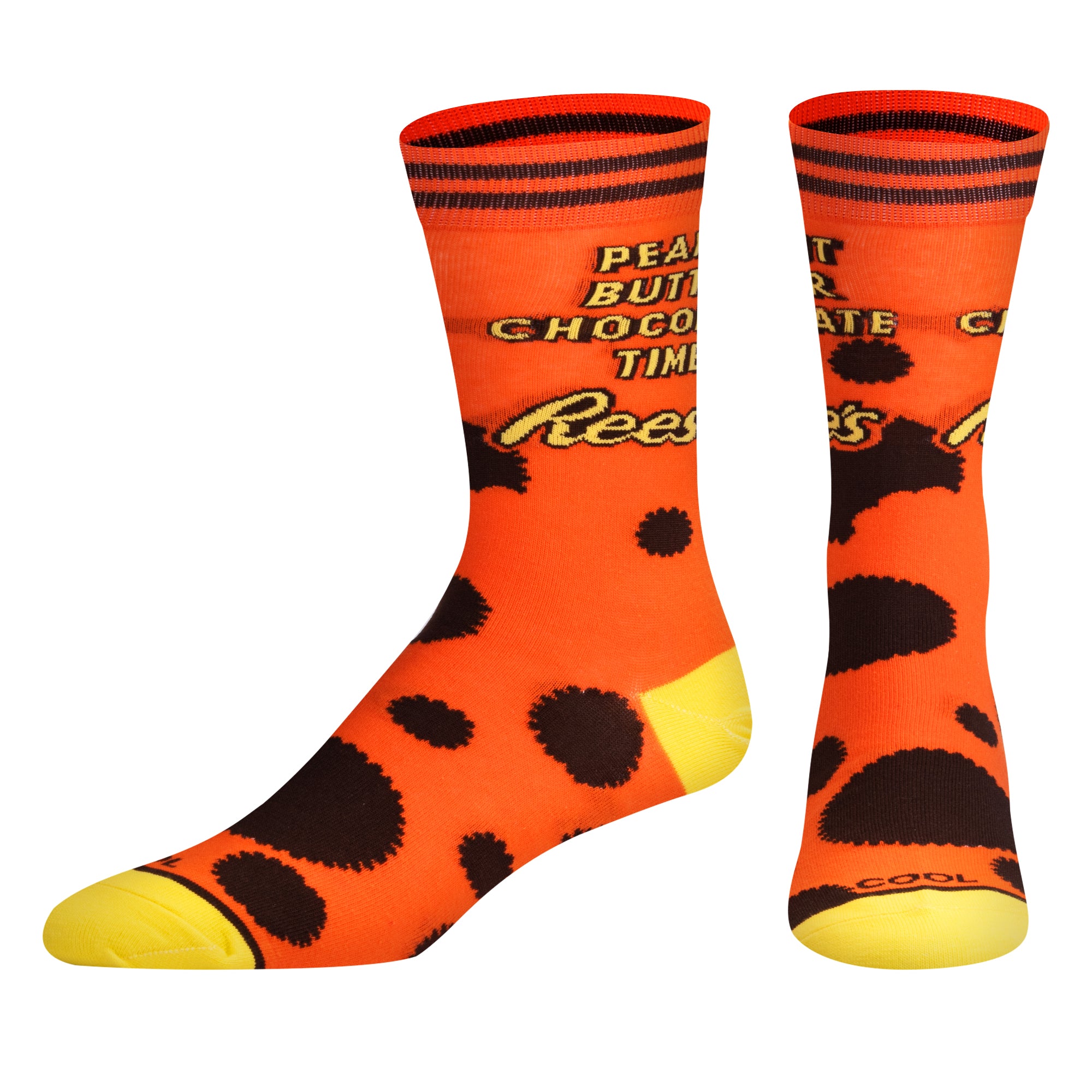 Reese's Peanut Butter Chocolate Time Men's Crew Socks